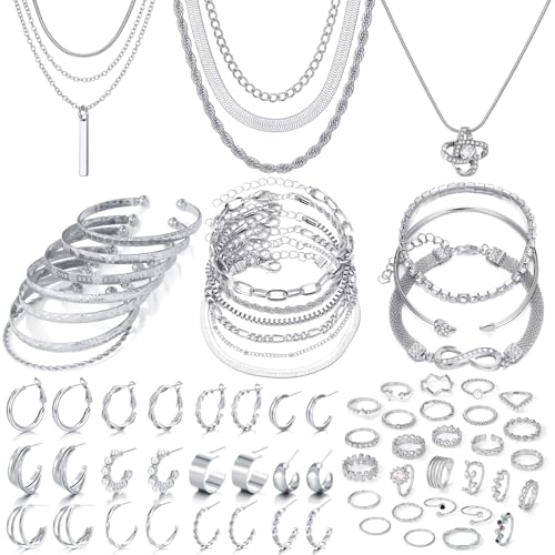 Trendy Silver Set
