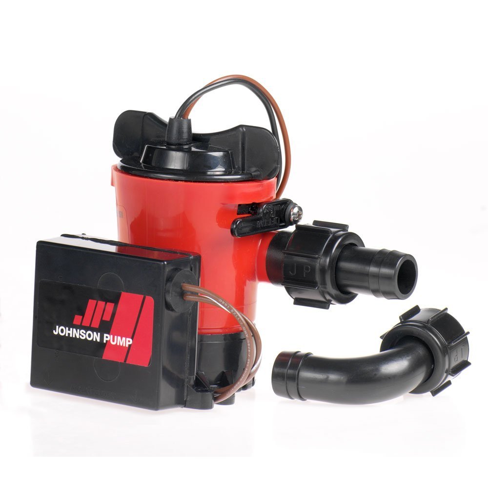Johnson Pump 750 GPH Ultima Combo Pump 07703-00 - High Performance Marine & RV Water Pump for Boats, Yachts, and Campers