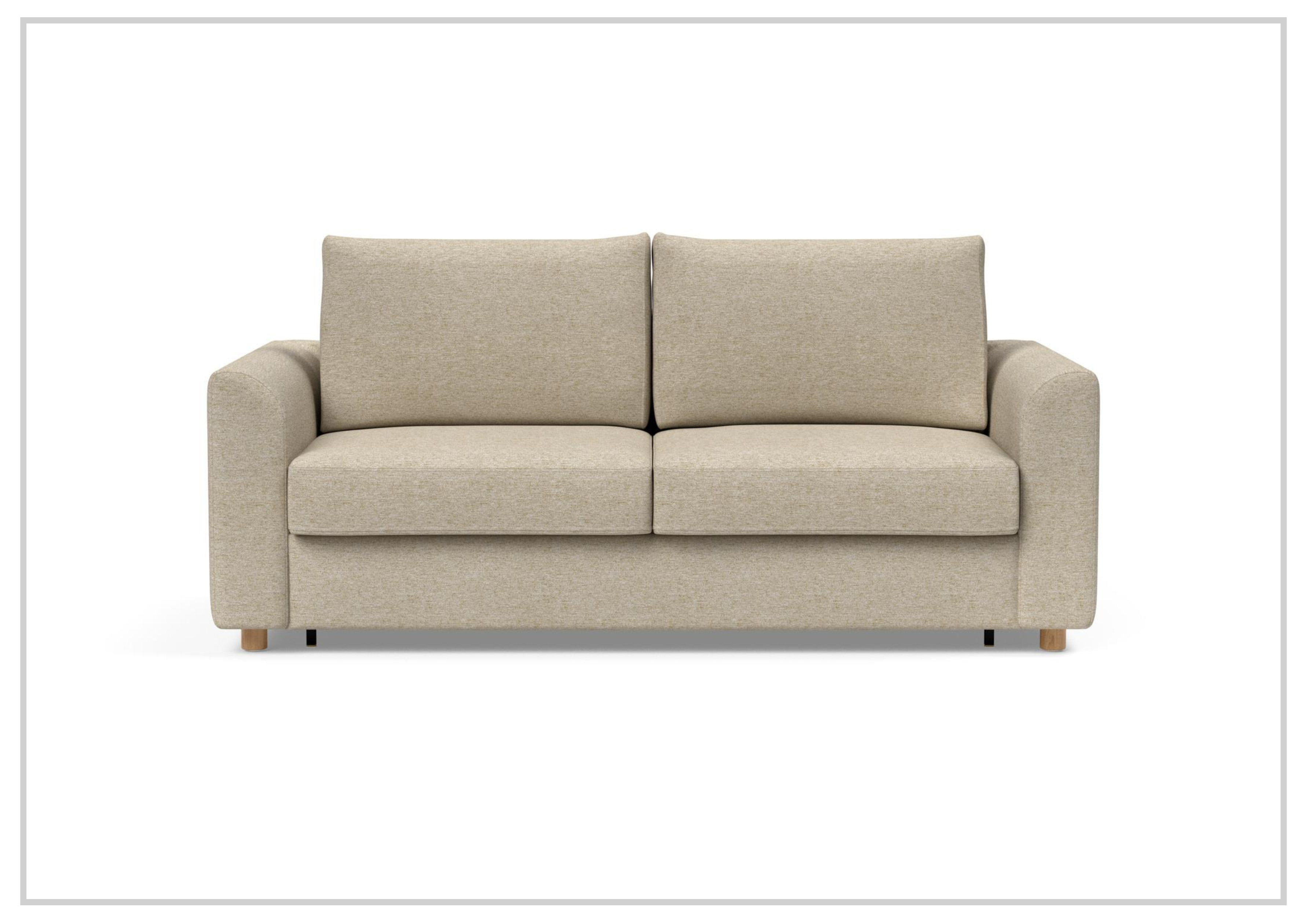 Innovation Living Neah Fabric 2-Seater Queen Size Sleeper Sofa Bed - Convertible Sofa for Small Spaces, Guest Room & Apartment Living