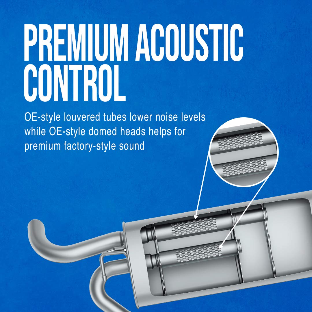 Walker Quiet-Flow SS 21337 Direct Fit Exhaust Muffler – 2.25
