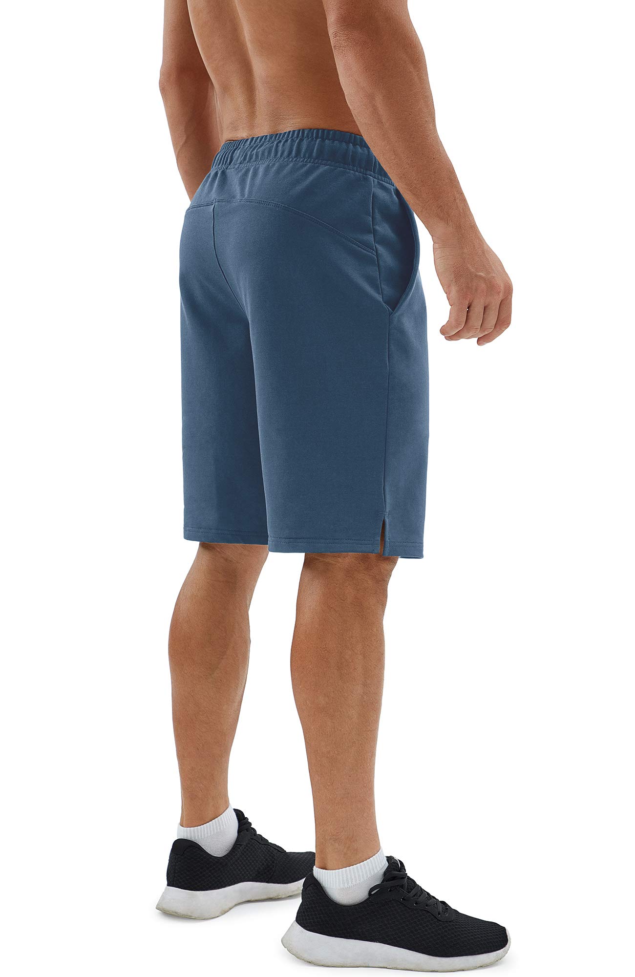 icyzone Men's Athletic Shorts - Breathable Workout Running Gym Lounge Jogger Shorts with Pockets | Perfect for Training, Yoga & Casual Wear