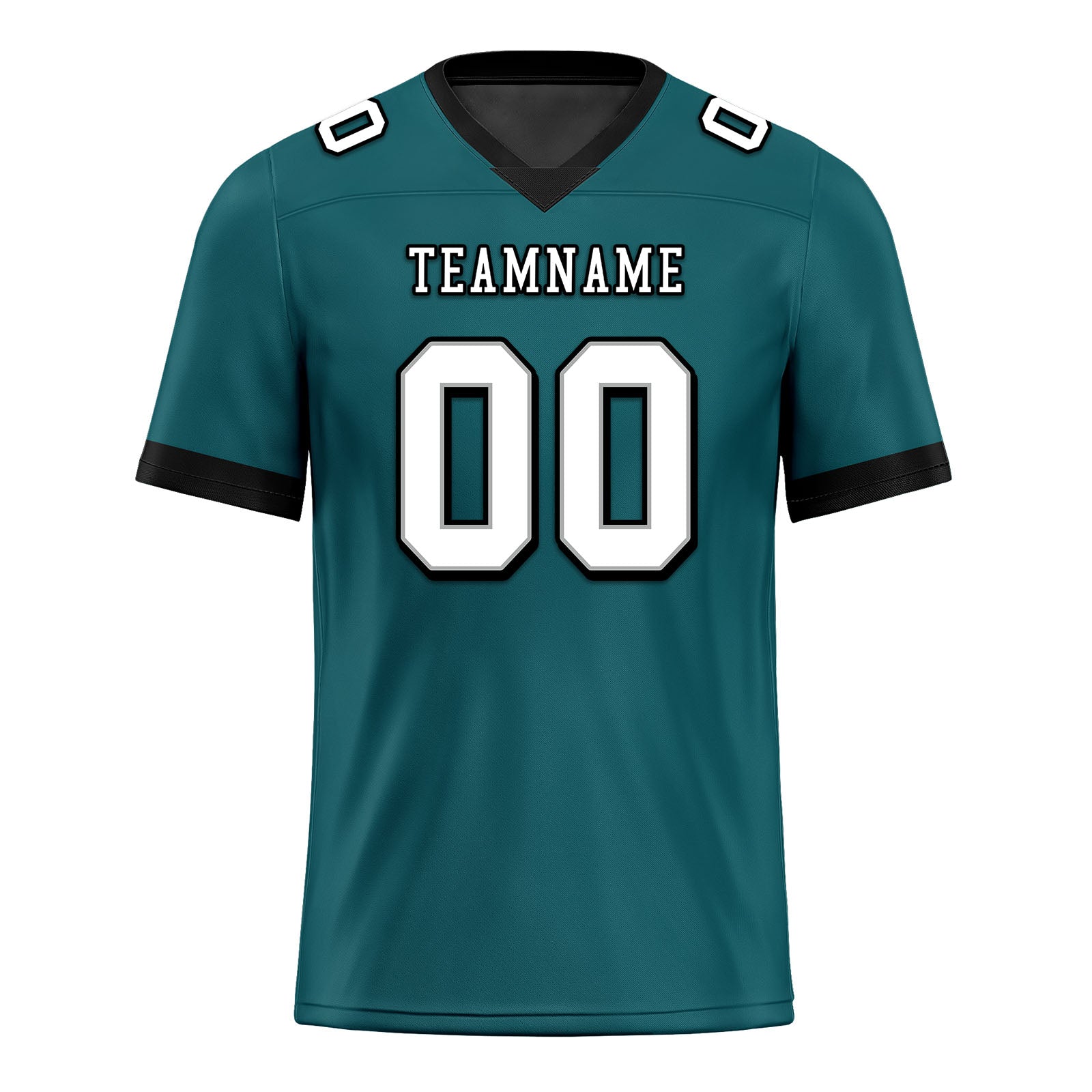 Custom Dark Green & Black Philadelphia Eagles Personalized Authentic Football Jersey FBJ02 E0605 - Perfect for Game Day, Tailgating & Fan Gifts