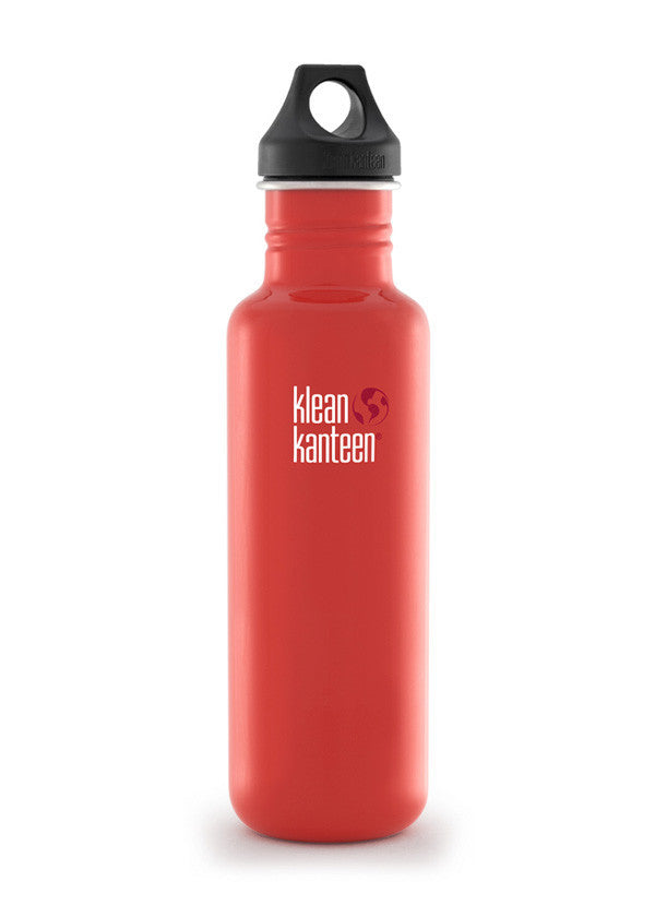 **Klean Kanteen Classic 27oz (800mL) Stainless Steel Water Bottle - Leakproof, BPA-Free, Eco-Friendly for Hiking, Gym & Everyday Use**