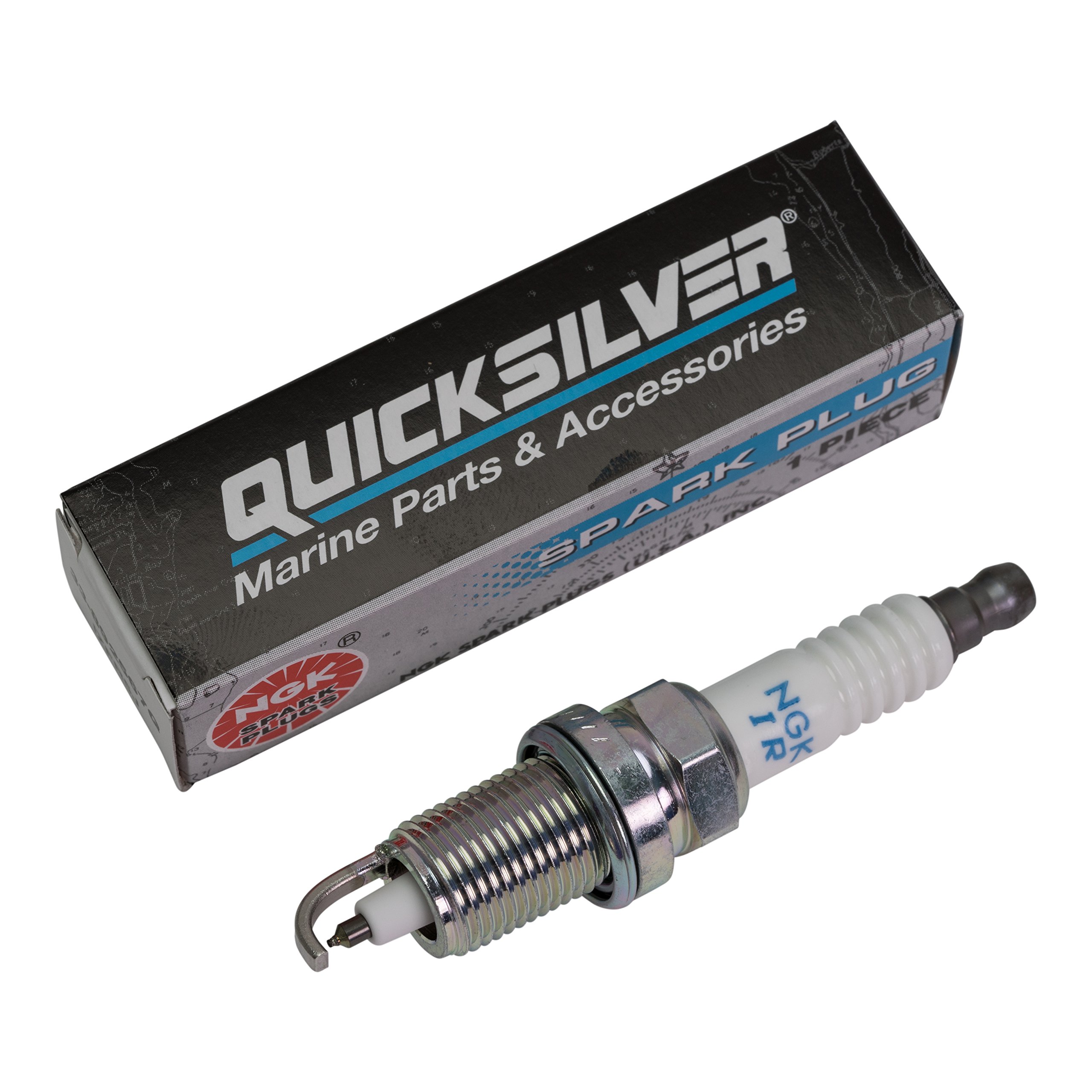NGK IZFR5J Laser Iridium Spark Plug (1-Pack) - High Performance Spark Plug for Quicksilver 892567Q - Perfect for Marine Engines, Motorcycles & ATVs