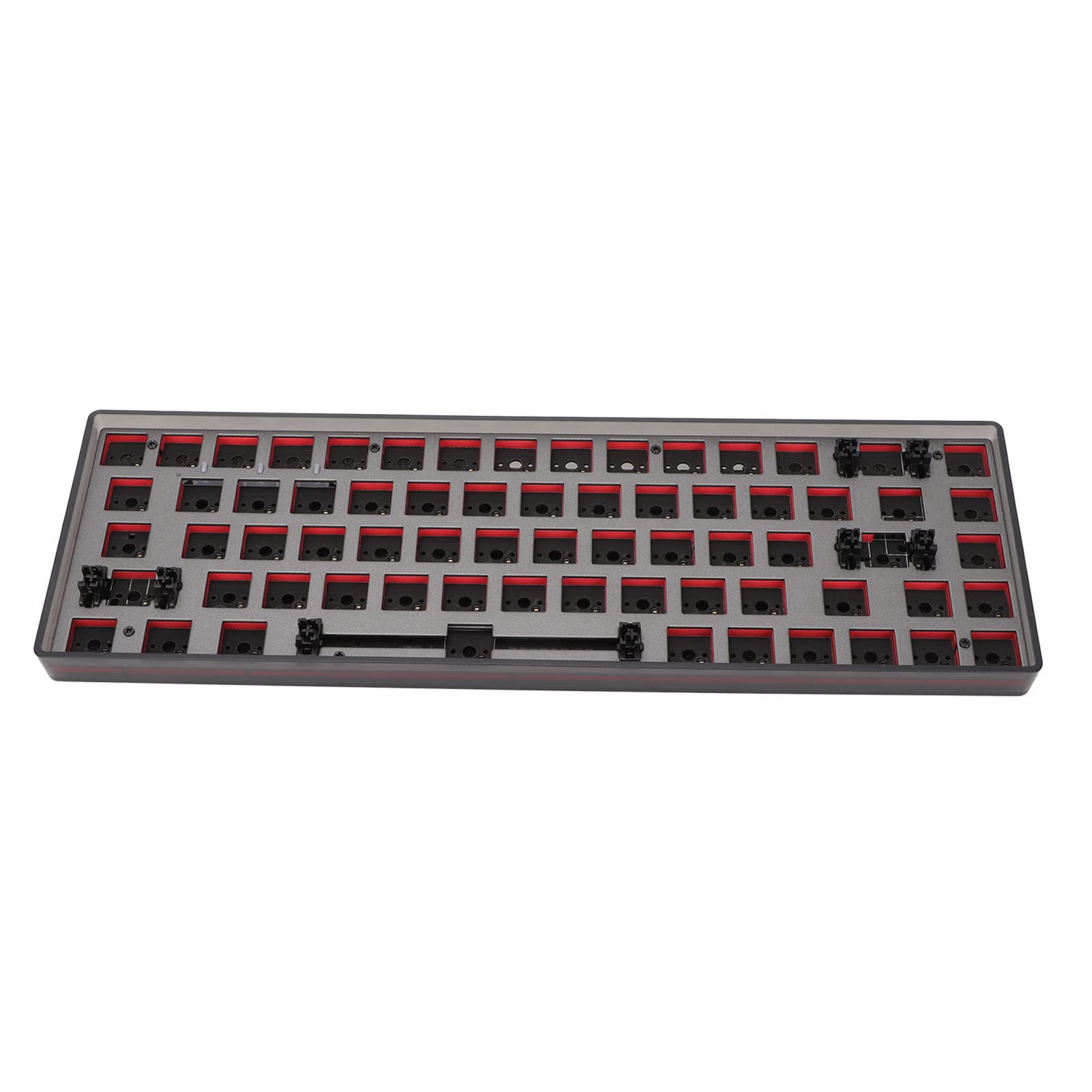 Jopwkuin DIY 68-Key Hot Swappable Wireless Mechanical Keyboard Kit - Customizable 65% Layout Gaming Keyboard with Switch Options for PC/Mac (Black) | Perfect for Typing, Gaming & Office Work