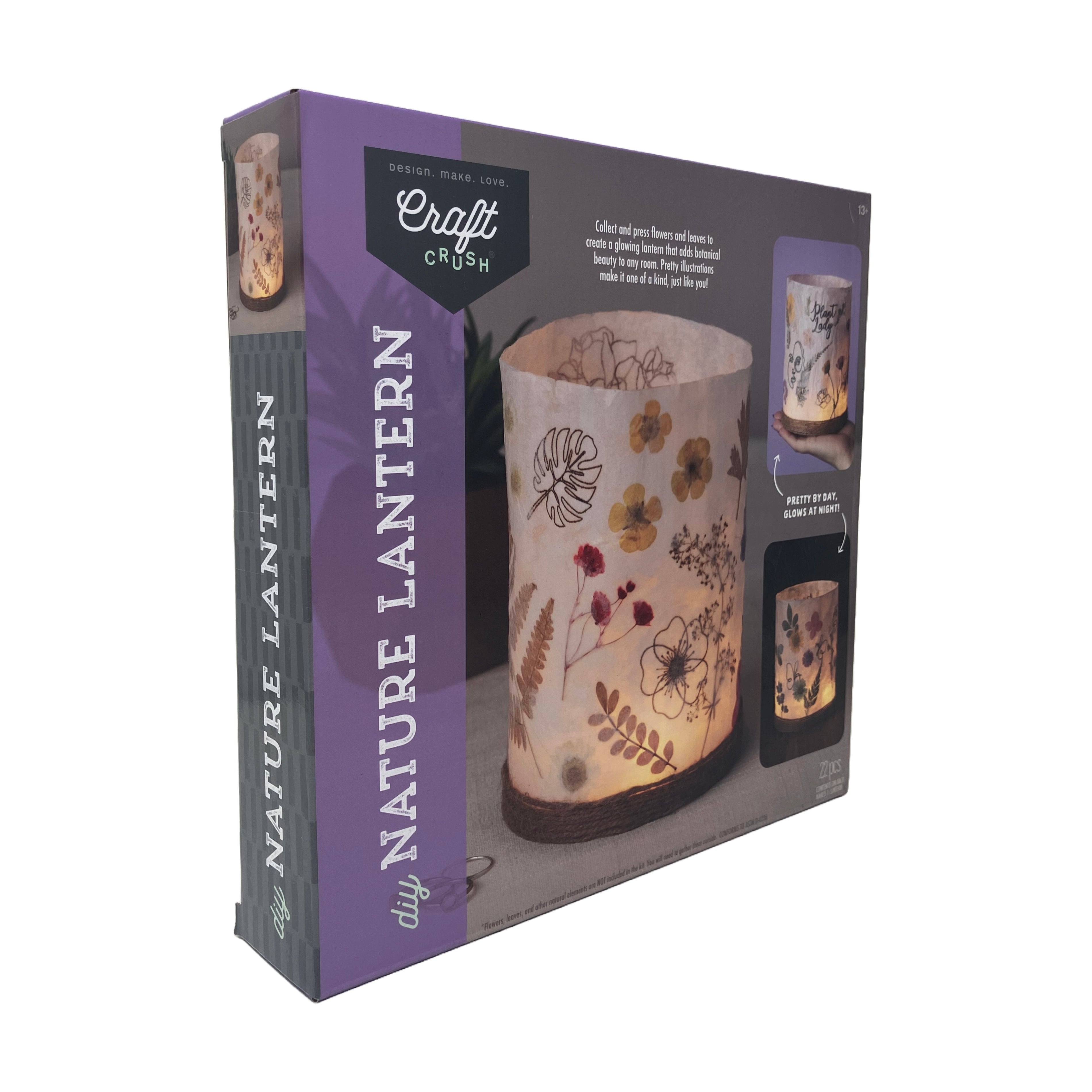 Nature-Inspired DIY Floral Lantern Kit - Create Your Own Handmade Masterpiece for Home Decor, Wedding Centerpieces & Outdoor Party Lighting