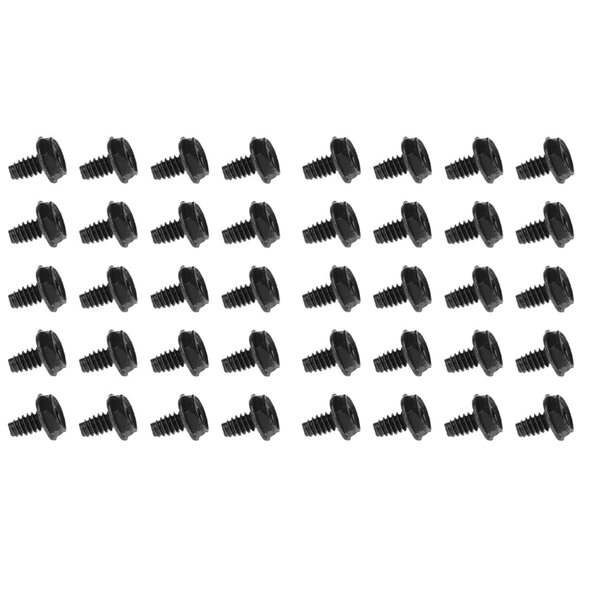 Mobestech 200 PCS Computer Power Supply Screws - Metal Fasteners for PC Case & Maintenance | Durable Screws for Computer Accessories & Hardware Upgrades