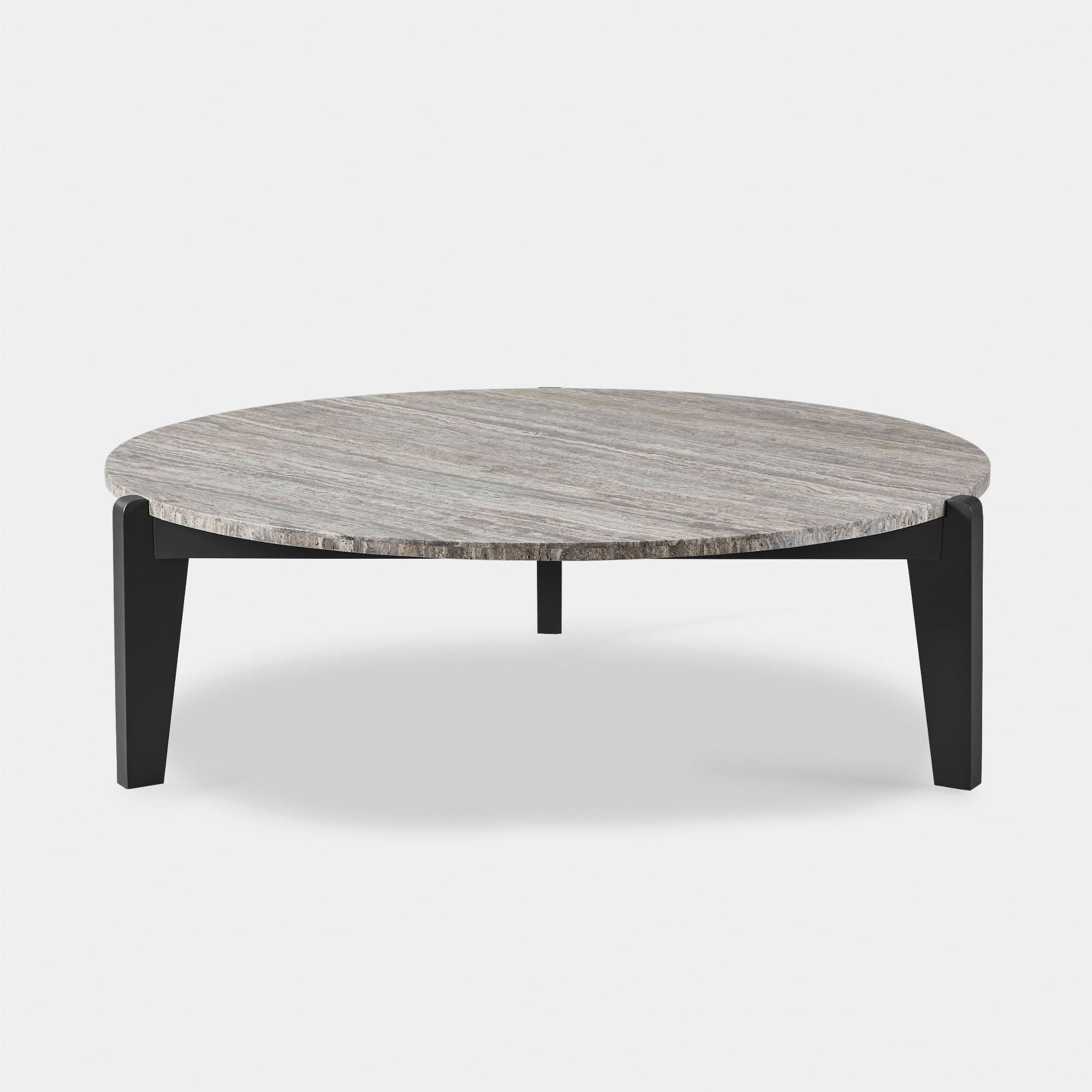 MLB Aluminum Round Coffee Table - Modern Living Room Centerpiece for Home Decor & Entertainment Spaces