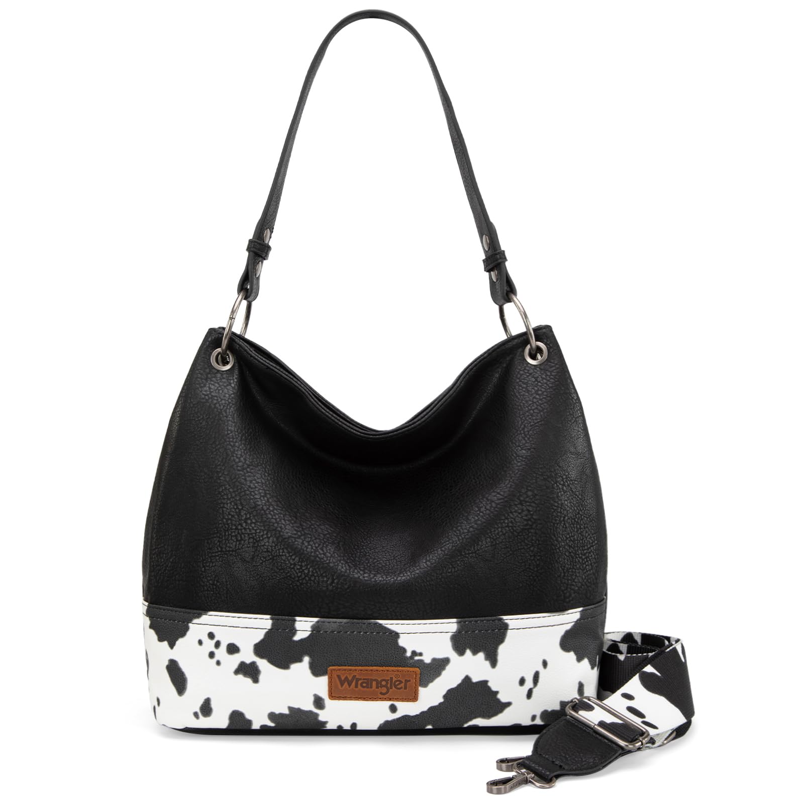 Wrangler Vegan Leather Hobo Bags for Women - Stylish Top Handle Shoulder Purses & Handbags | Perfect for Work, Travel & Everyday Use