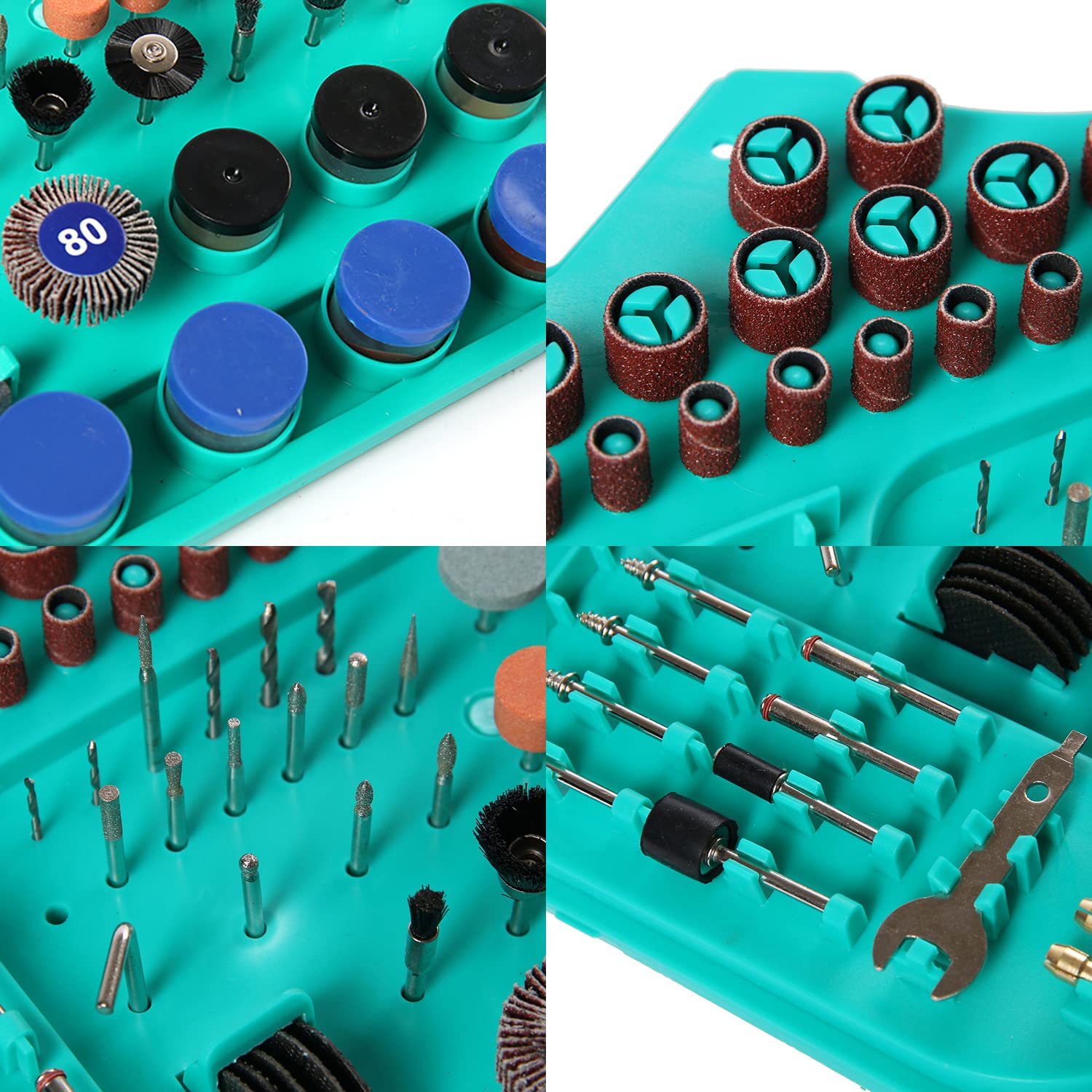 6-Speed 37000RPM Rotary Tool Kit with 252 Accessories - Electric Grinder for Sanding, Polishing, Drilling, Engraving | Perfect for DIY Crafts, Woodworking, Metal Polishing & Home Renovation Projects