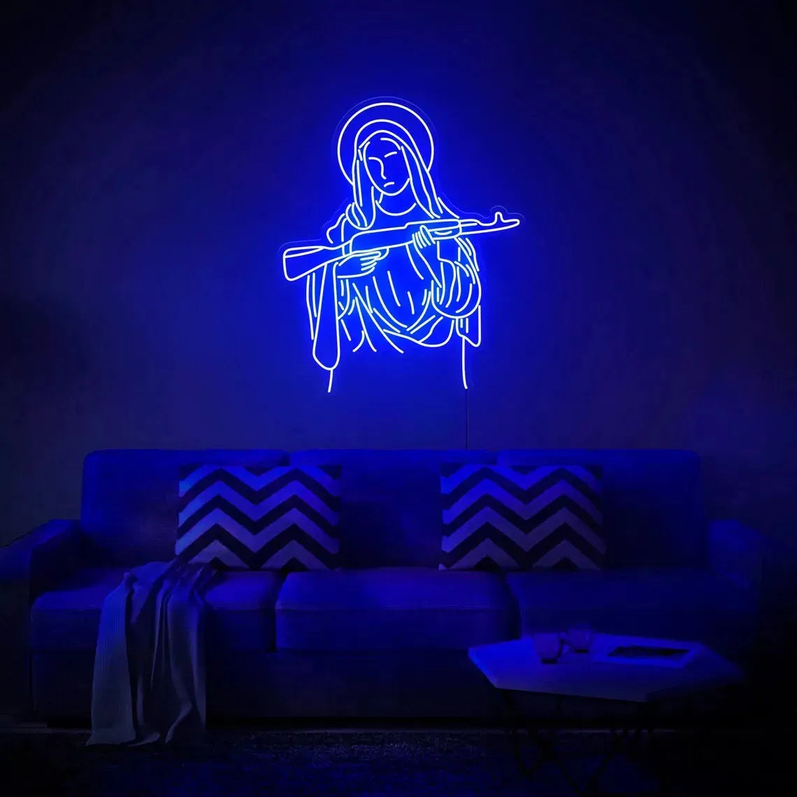 blue