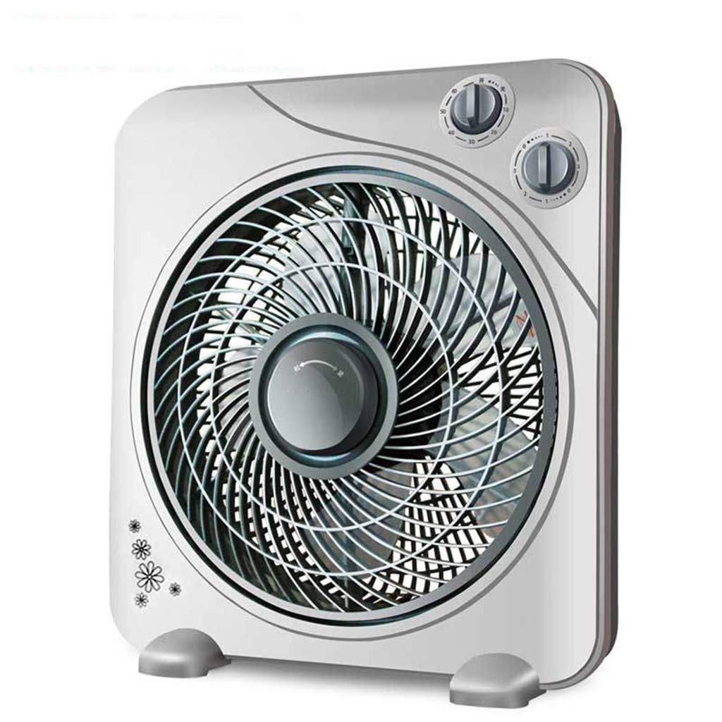 Durable 5-Blade High Air Volume Floor & Table Fan - 3-Speed Adjustable, Timer Function, Quiet Operation for Home, Office & Bedroom Cooling
