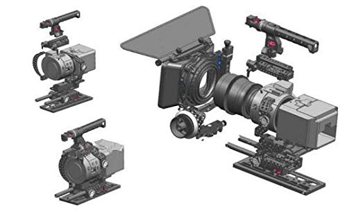 GOWE 19mm Rod Camera Rig Shoulder Mount - Professional DSLR Camera Baseplate Cage for Filmmaking | Perfect for Vlogging, Documentary & Cinematic Shooting