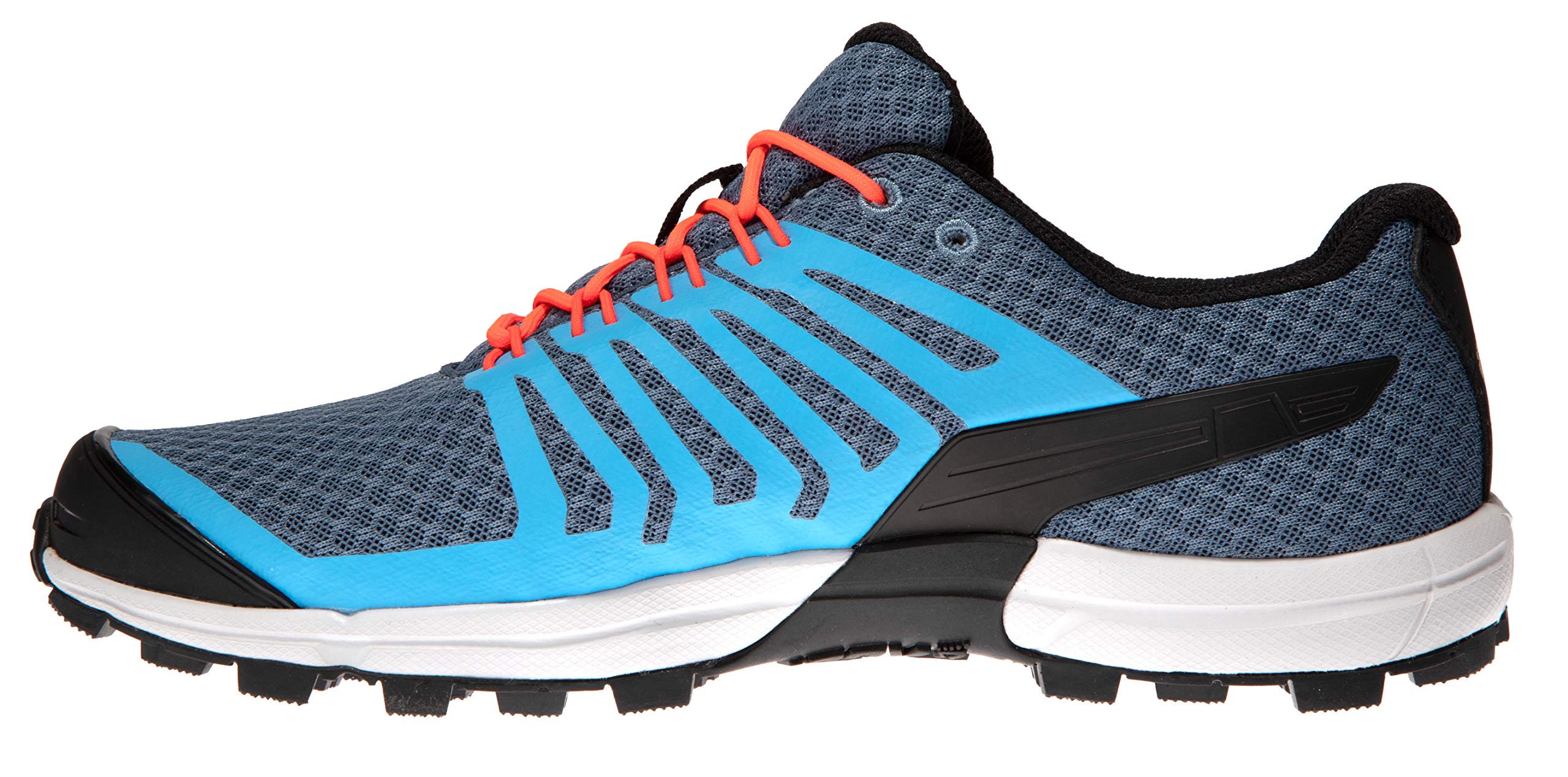 INOV-8 Women's Trail Running Shoes - Lightweight, Breathable, Blue/Grey/Pink - Size 11 Wide - Perfect for Hiking, Jogging & Outdoor Adventures