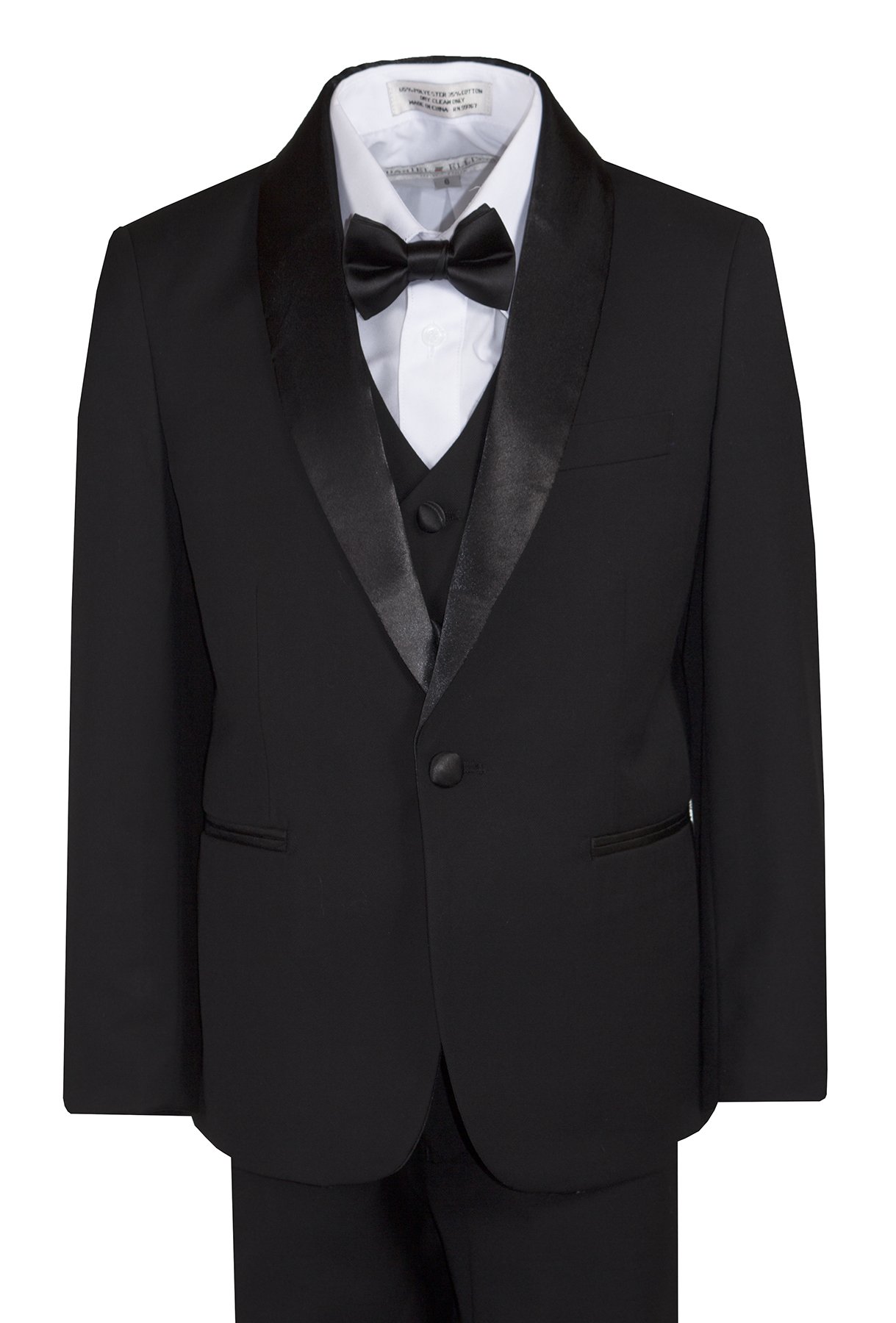Tuxgear Boys Slim Fit Shawl Collar Dinner Suit for Kids | Formal Wear in Multiple Colors | Perfect for Weddings, Prom & Special Occasions