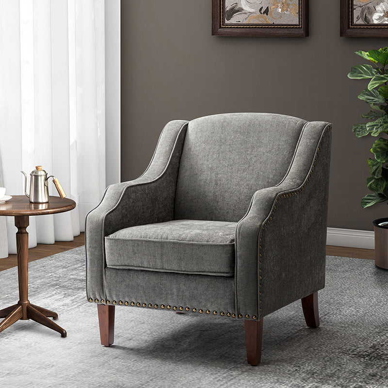 Phorcynis Upholstered Armchair - Modern Comfortable Lounge Chair for Living Room, Bedroom & Office - Perfect for Relaxing, Reading & Working