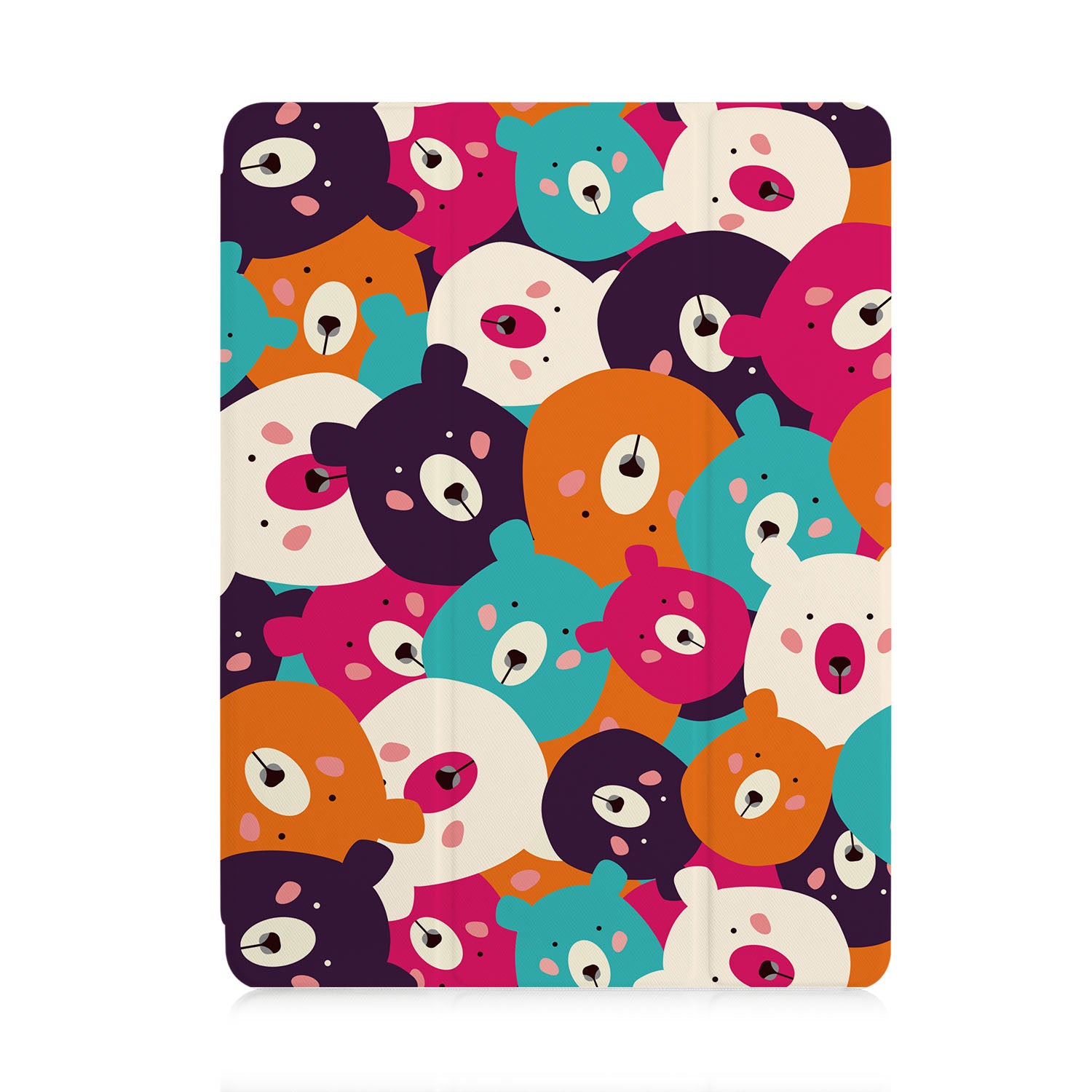 Premium iPad Trifold Case with Fox Design - Slim Protective Cover for iPad Air/Pro, Lightweight Stand Function | Perfect for Work, School & Travel Accessories