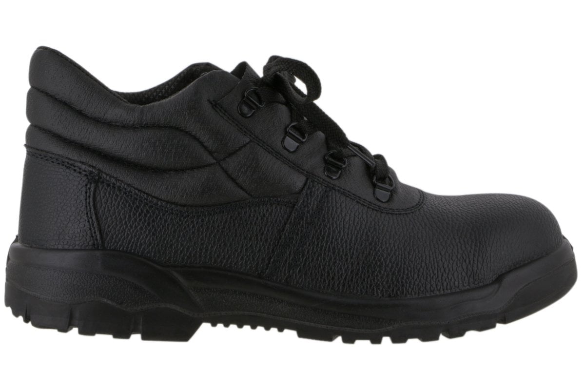 Portwest Steelite Protector Work Boots - Black Safety Shoes for Men & Women - Heavy Duty Industrial Construction, Warehouse & Outdoor Work