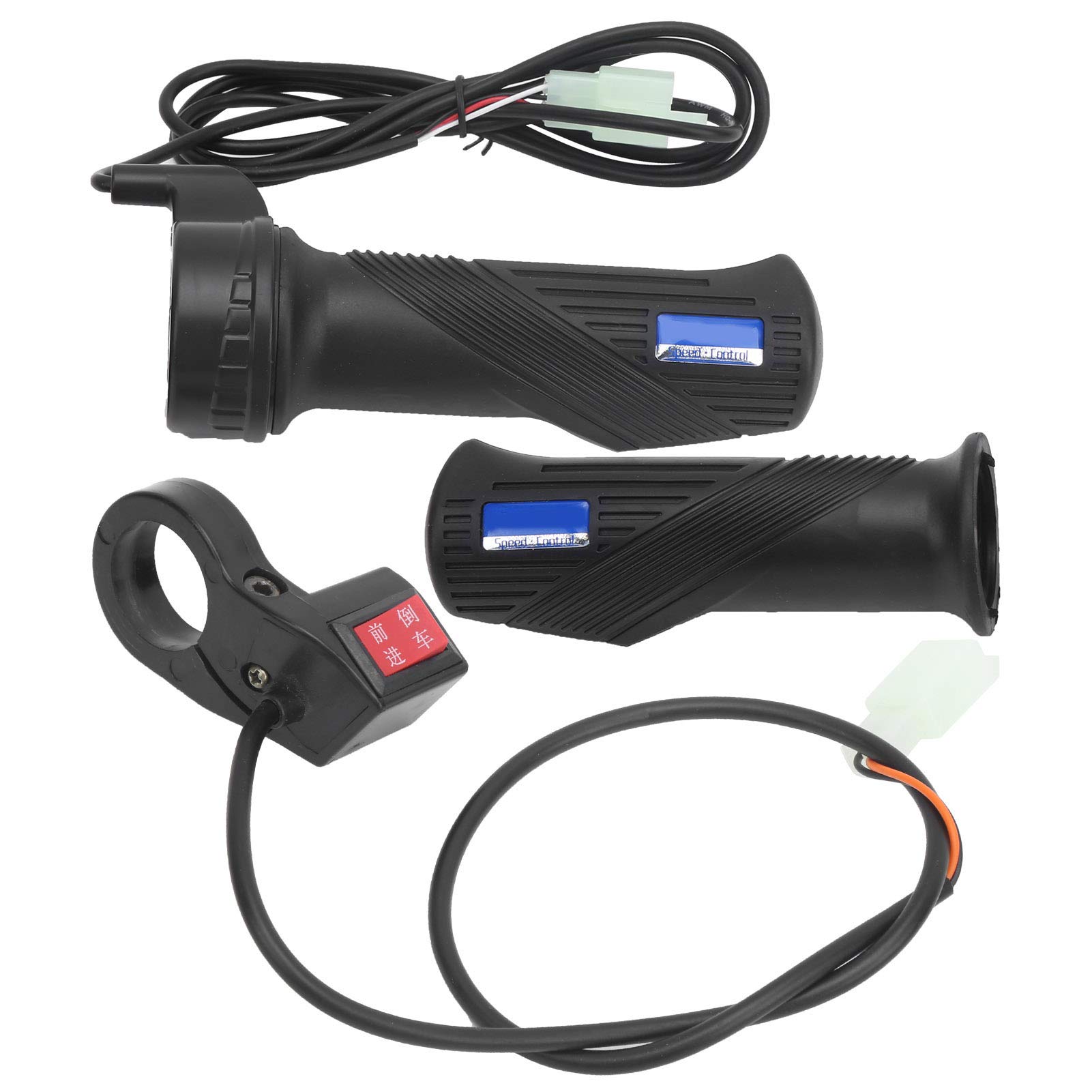 VGEBY E-Bike Grip - Durable ABS + Rubber Handle for Electric Bicycles with Forward/Reverse Gear Switch - Perfect for Scooter Accessories & E-Bike Modifications - Ideal for Commuting, Mountain Biking and Urban Riding