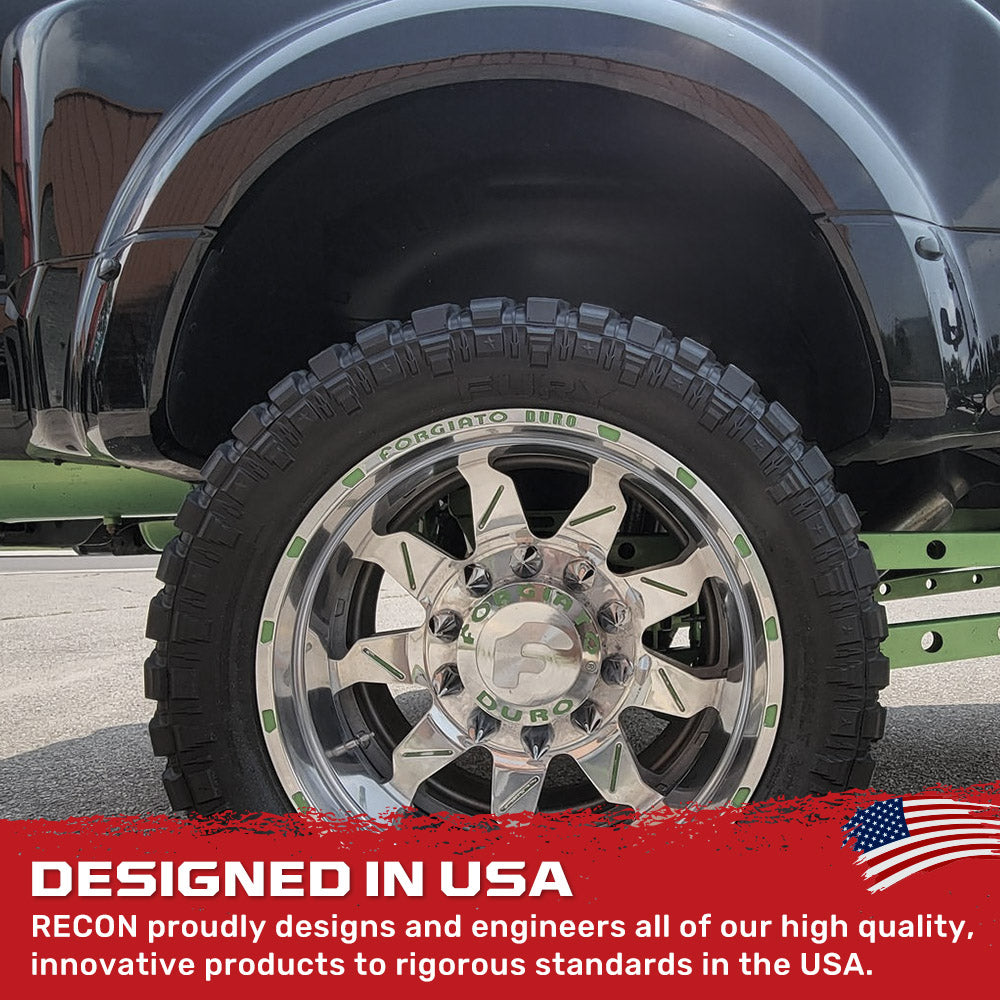 Ford F-350 & F-450 Super Duty Truck LED Fender Lights - 4-Piece Set with Multiple Lens Colors | Off-Road Lighting & Nighttime Visibility Enhancement