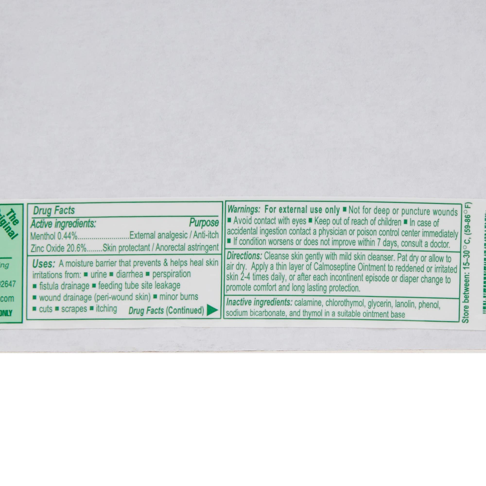 Calmoseptine Skin Protectant Ointment - 2.5 Oz Jar (Pack of 12) - Soothing Relief for Diaper Rash, Minor Cuts & Irritations - First Aid & Skin Care Essential