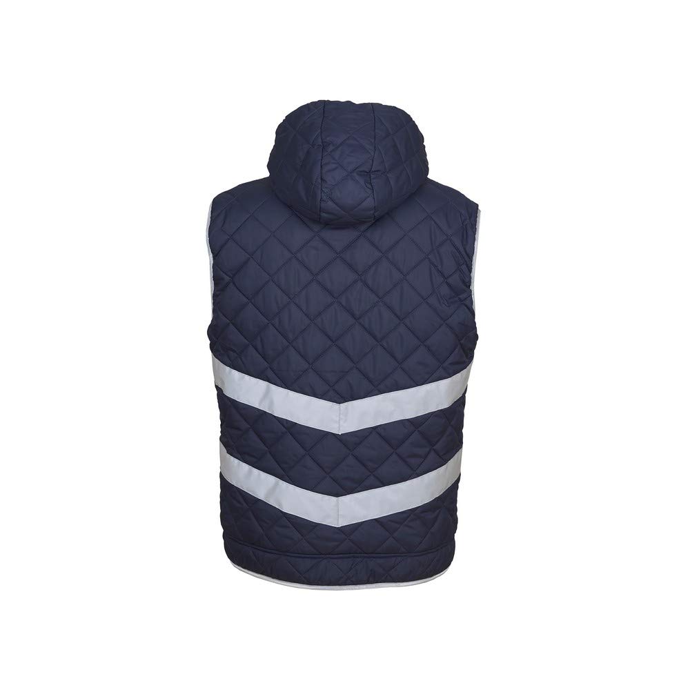 Yoko Unisex High Visibility Kensington Hooded Vest - Reflective Safety Wear for Adults | Perfect for Cycling, Running & Outdoor Work