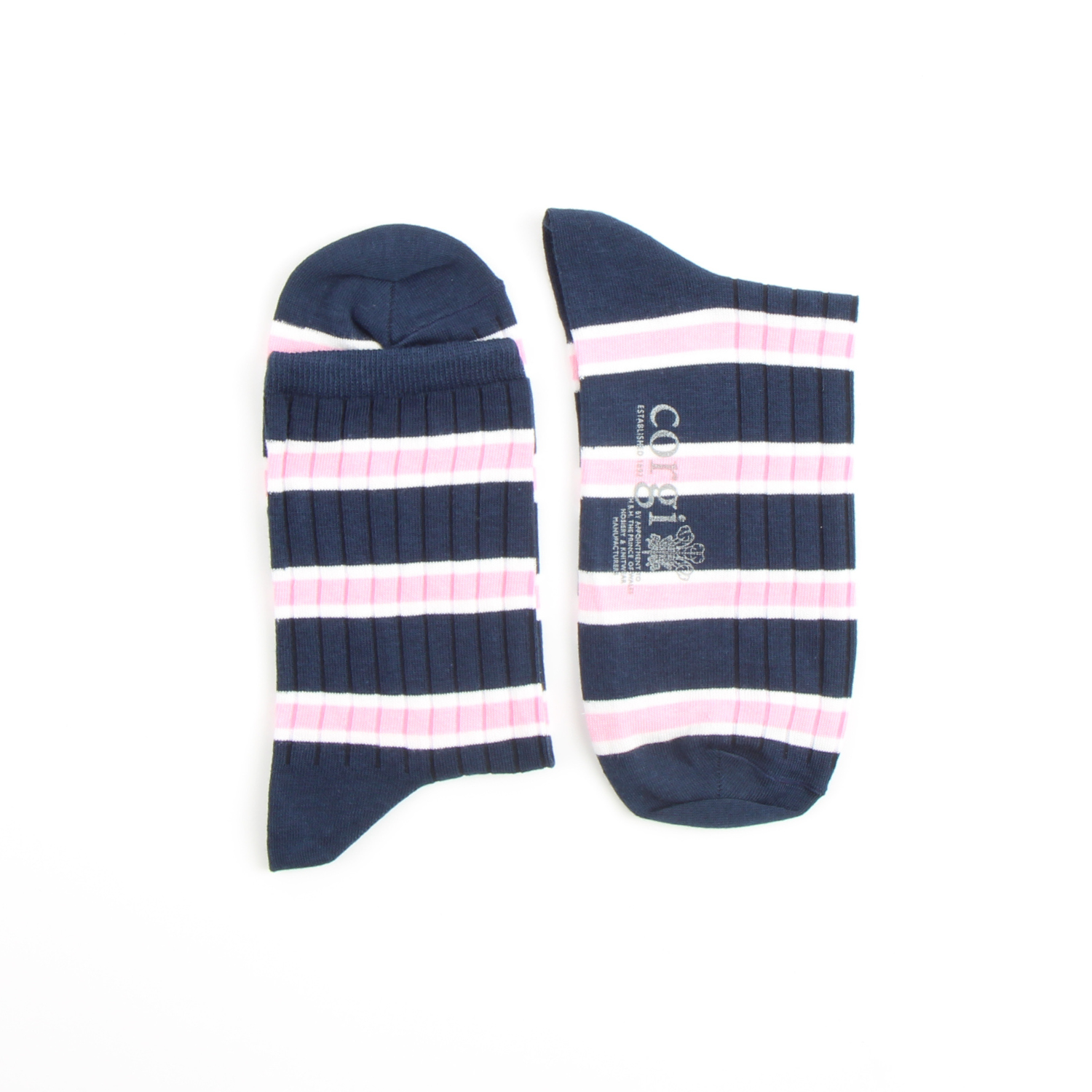Men's Oxford Stripe Quarter Cotton Socks - Breathable & Comfortable Casual Dress Socks for Work, Office & Everyday Wear