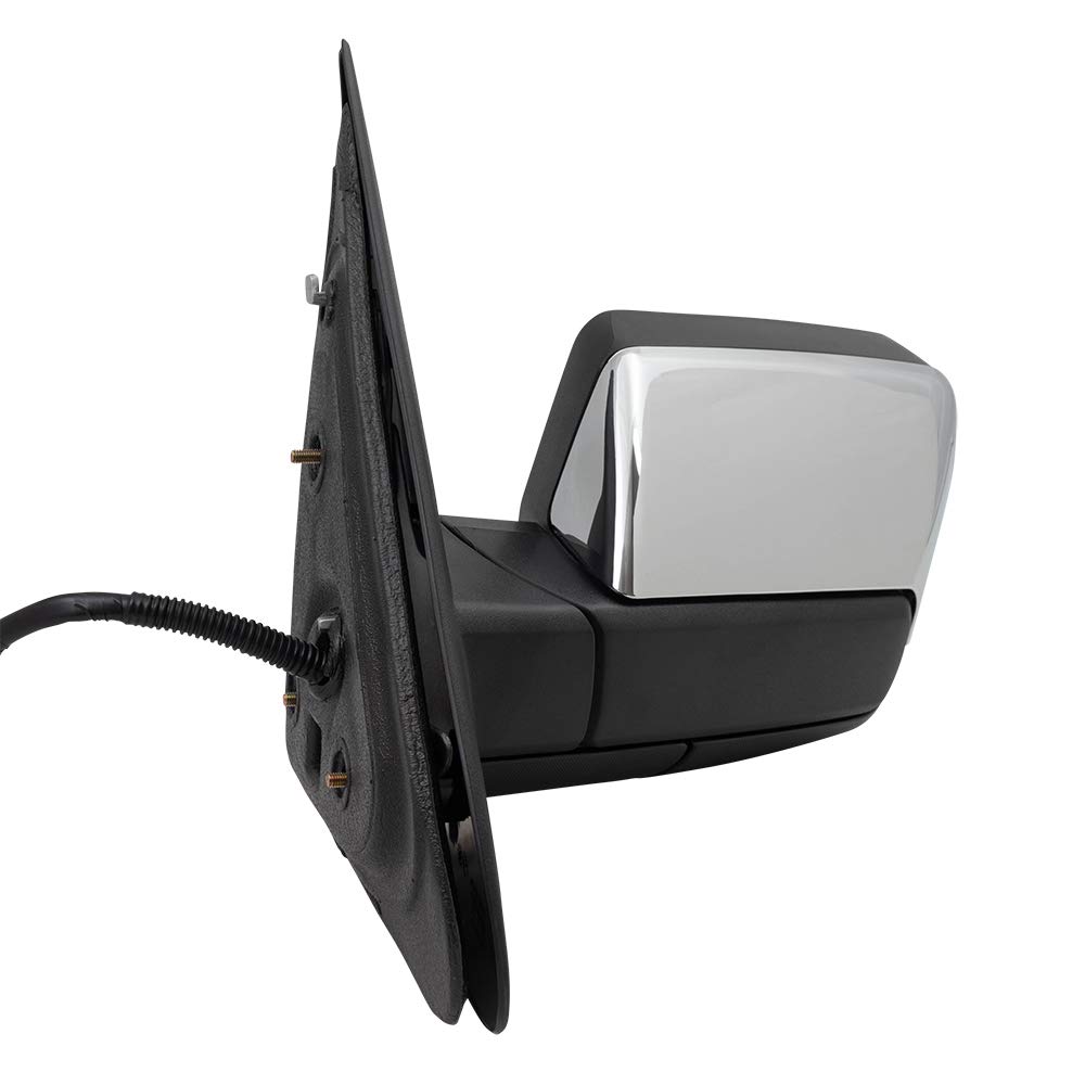 2009-2010 Ford Expedition & Lincoln Navigator Power Folding Heated Side Mirror with Turn Signal, Memory & Puddle Lamp - Driver Side Replacement (Part #9L7Z17683AA) - Perfect for Winter Driving & Enhanced Safety