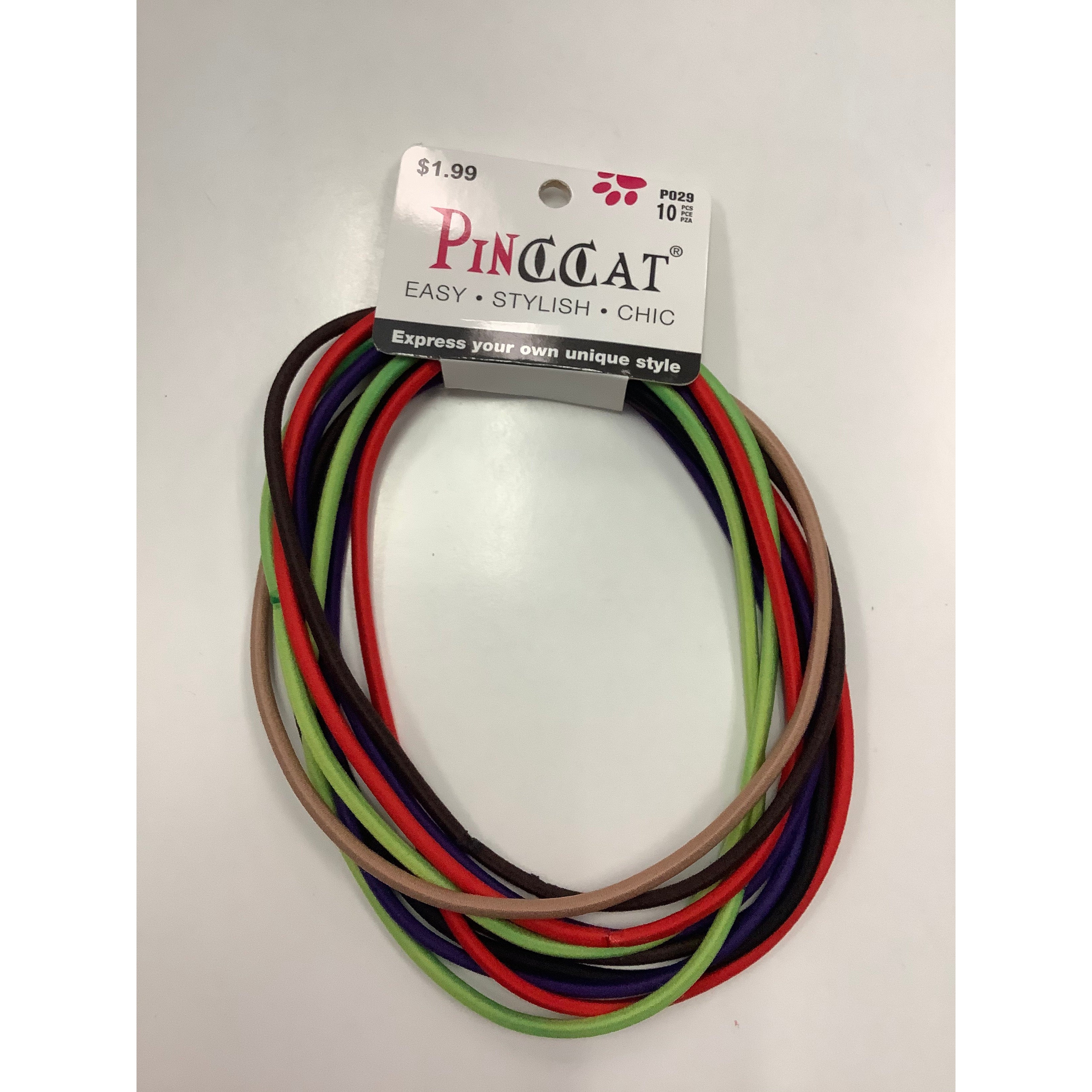 PINCCAT #P029 Assorted Head Wraps 10-Pack - Stylish Hair Accessories for Women, Girls & Teens - Perfect for Sports, Workouts, Yoga & Everyday Fashion