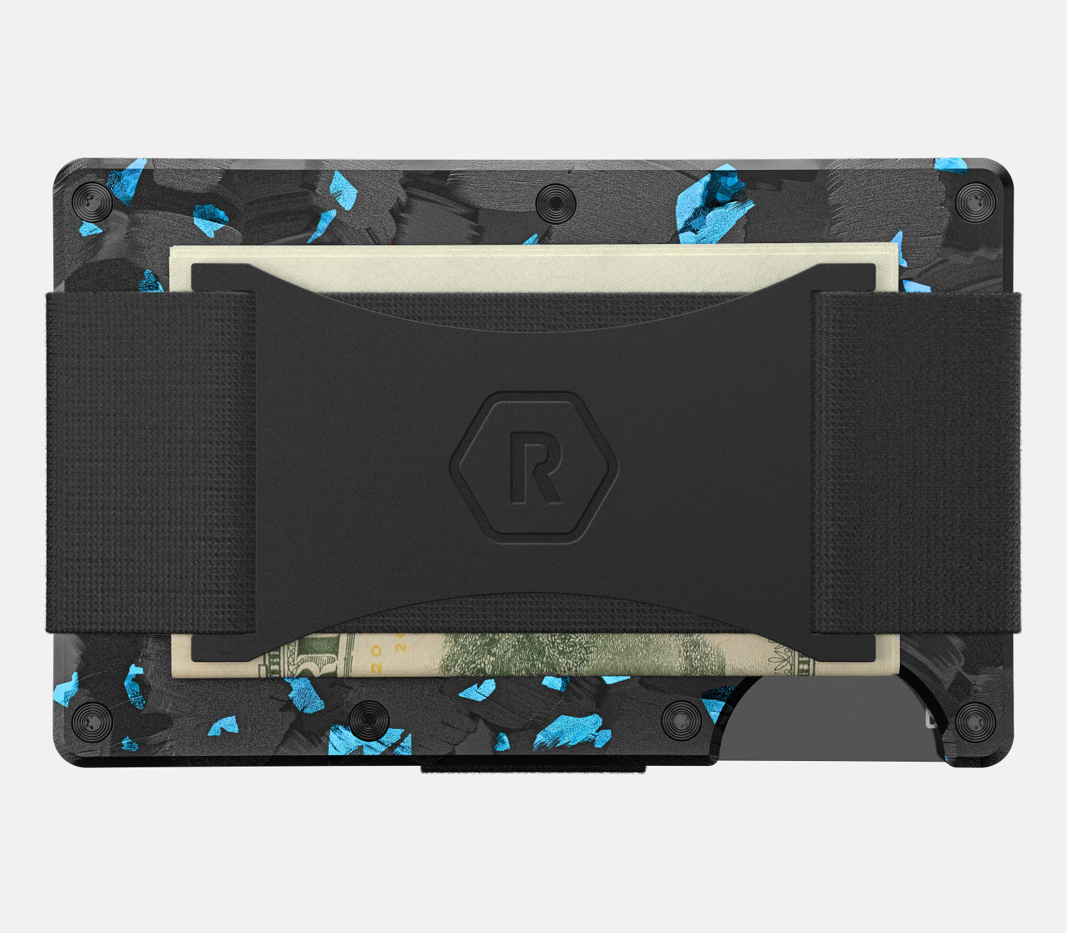 Premium Ridge Wallet Forged Pacific - Slim RFID Blocking Metal Wallet for Men - Perfect for Travel, Everyday Carry & Minimalist Lifestyle