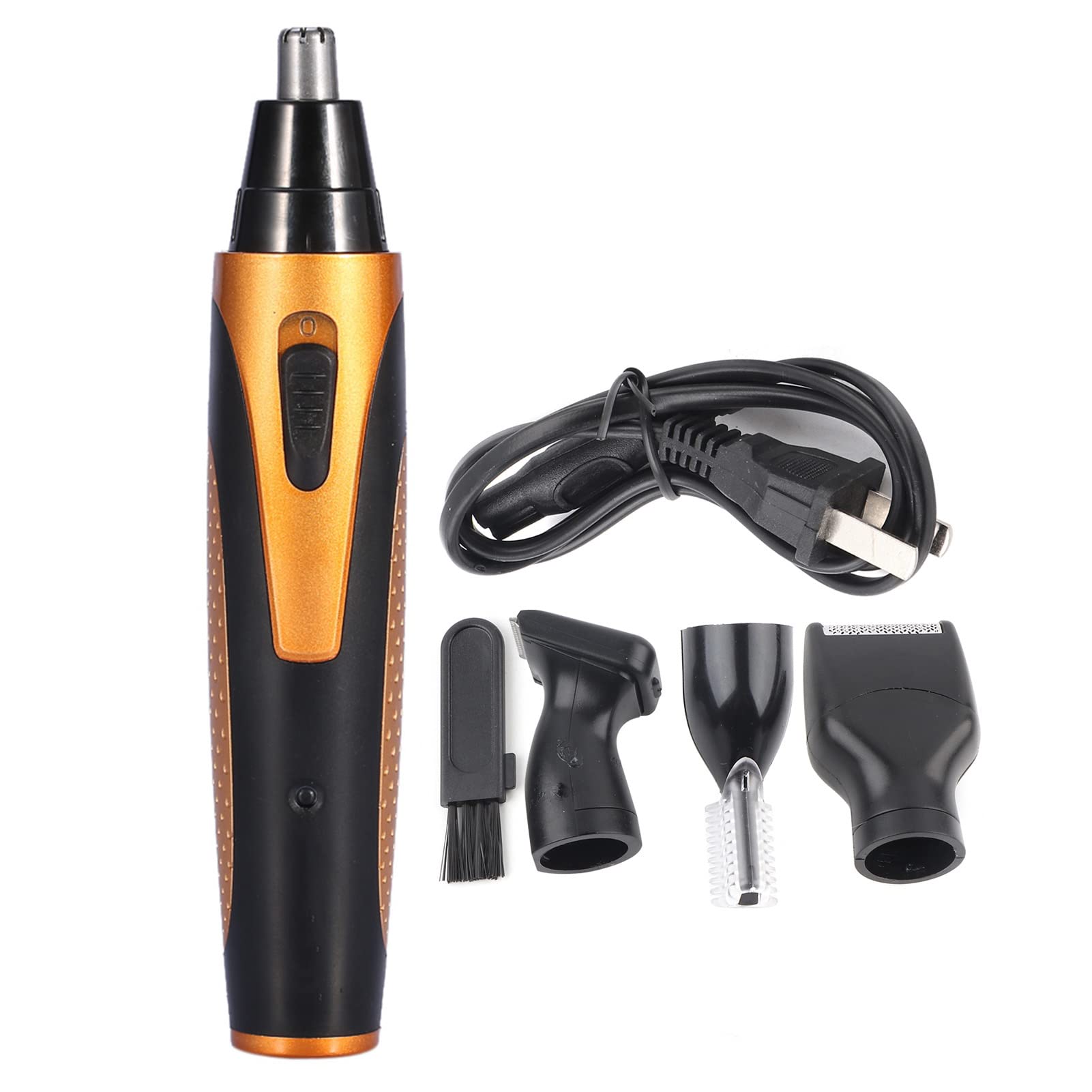 4-in-1 Rechargeable Men's Grooming Kit - Nose Ear Hair Trimmer, Beard Shaver & Hair Clipper for Precise Facial & Body Grooming - Perfect for Travel, Home & Professional Use