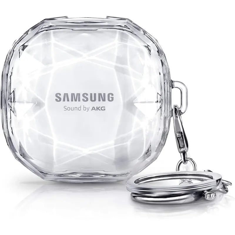 Samsung Galaxy Buds 2 Pro & Buds Pro Protective Clear Diamond Case - Shockproof Cover for Wireless Earbuds | Perfect for Gym, Running, Travel & Daily Use
