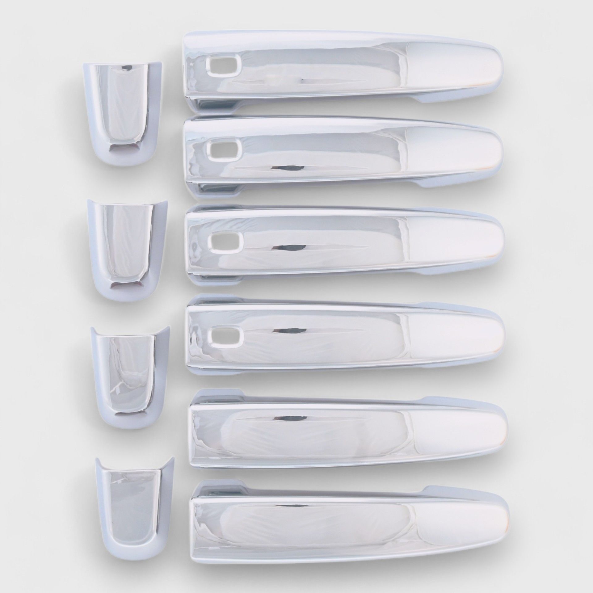 Smart Key Chrome Door Handle Cover DH319 - Secure & Stylish Upgrade for Home & Office Doors | Easy Installation & Durable Protection