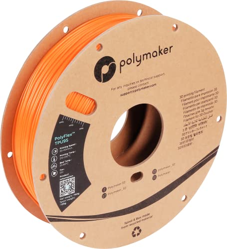 1.75mm 0.75kg Tpu95, Orange