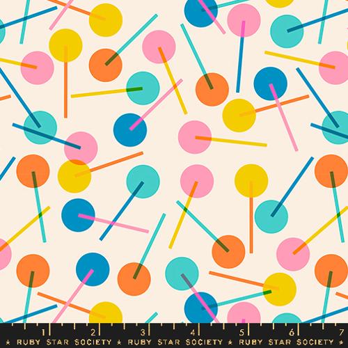 Eye Candy Ruby Star Society RS5157 13 Lollies Natural Fabric - Premium Cotton Quilting Material for DIY Crafts, Home Decor & Sewing Projects