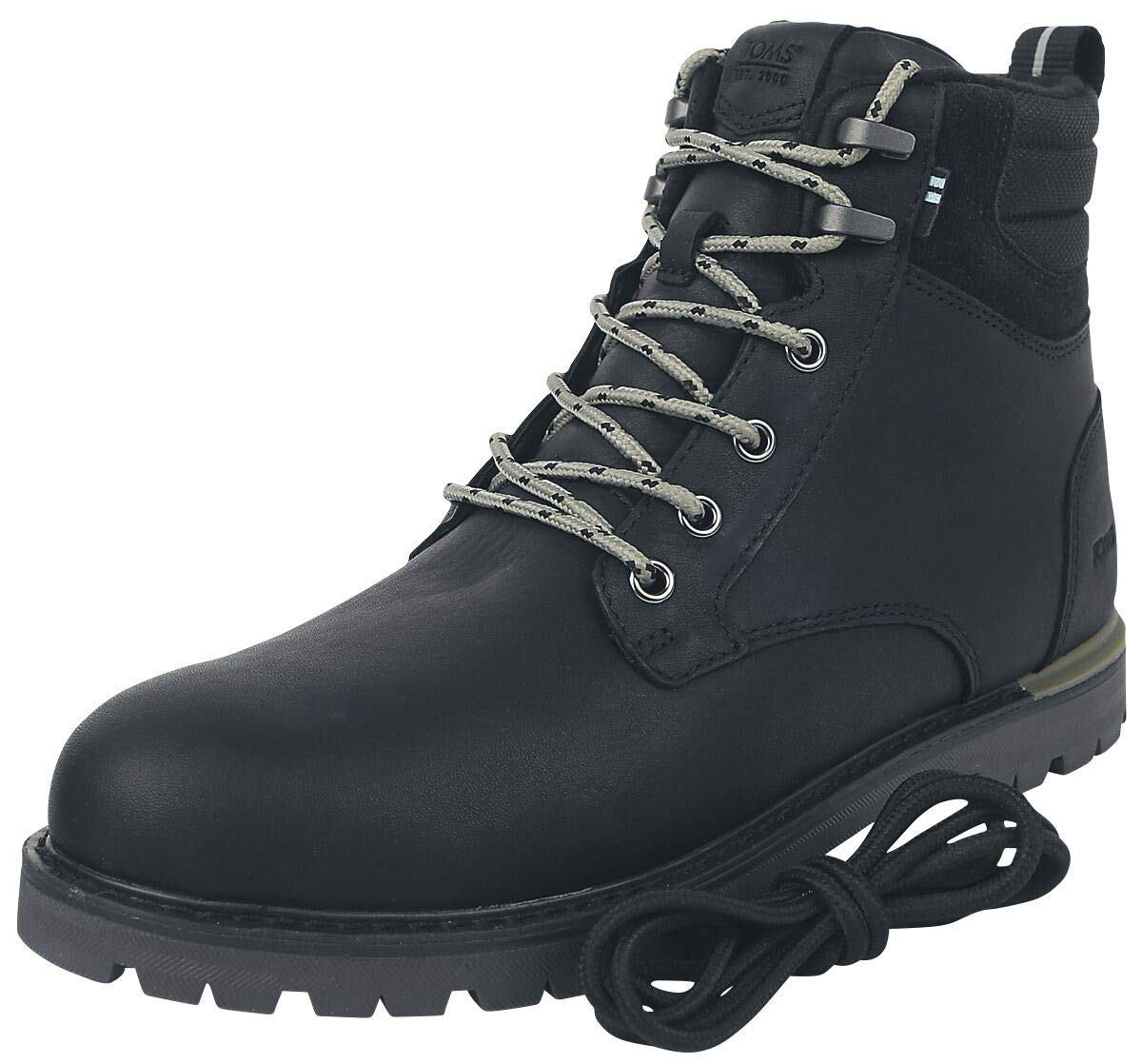 TOMS Men's Ashland 2.0 Boots - Comfortable Leather Ankle Boots for Casual Wear | Perfect for Outdoor Activities, Travel & Everyday Use