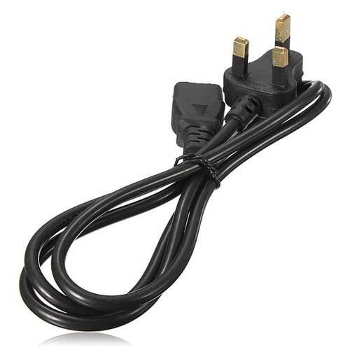Universal AC Power Supply Adapter Cord with 3-Prong Plug for Laptops - Perfect for Home, Office & Travel Charging