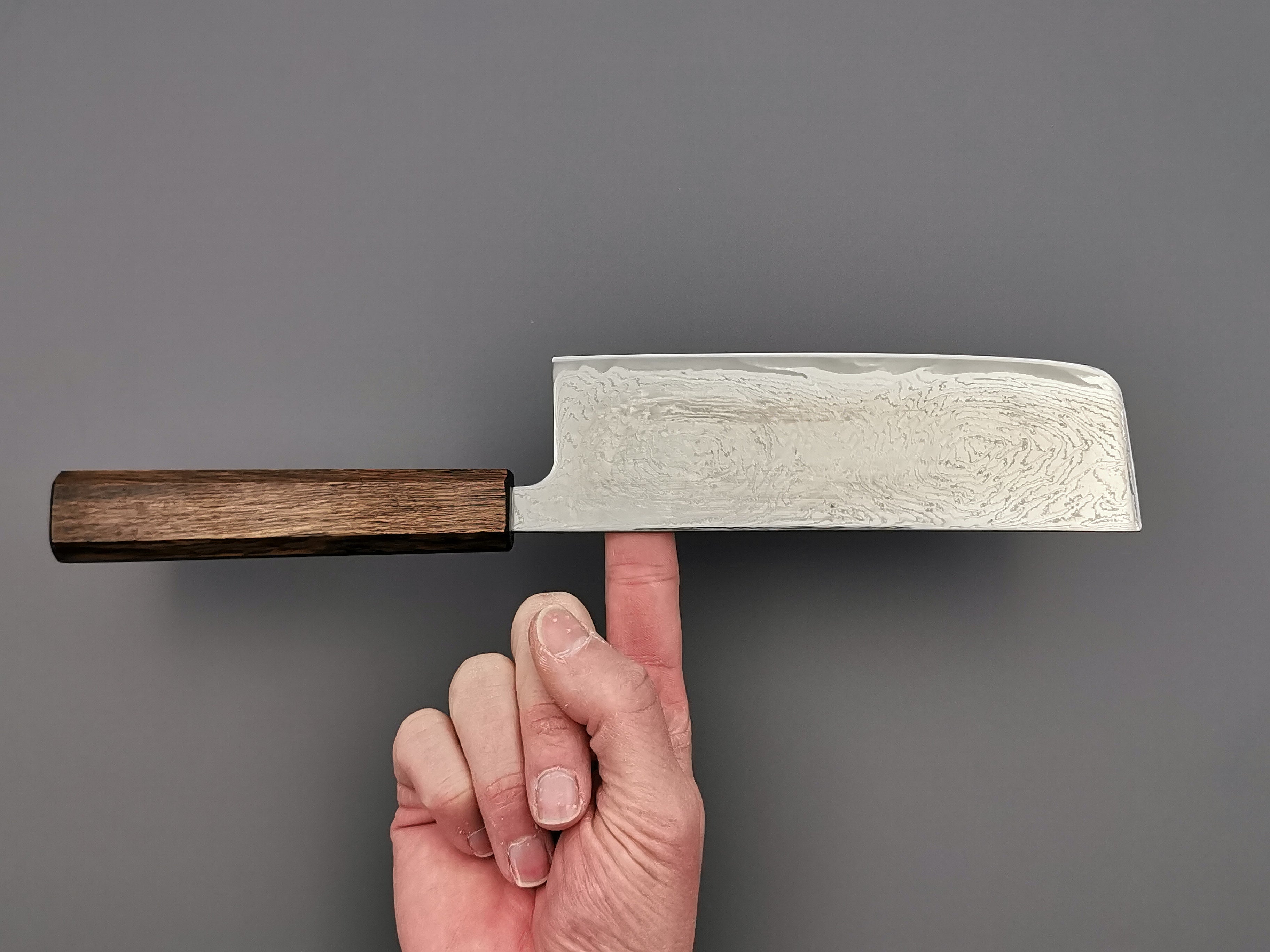 Premium Haruyuki Zanpa Nakiri Japanese Vegetable Knife - High Carbon Steel Blade for Precise Chopping, Slicing & Dicing - Perfect for Home Chefs & Professional Kitchens