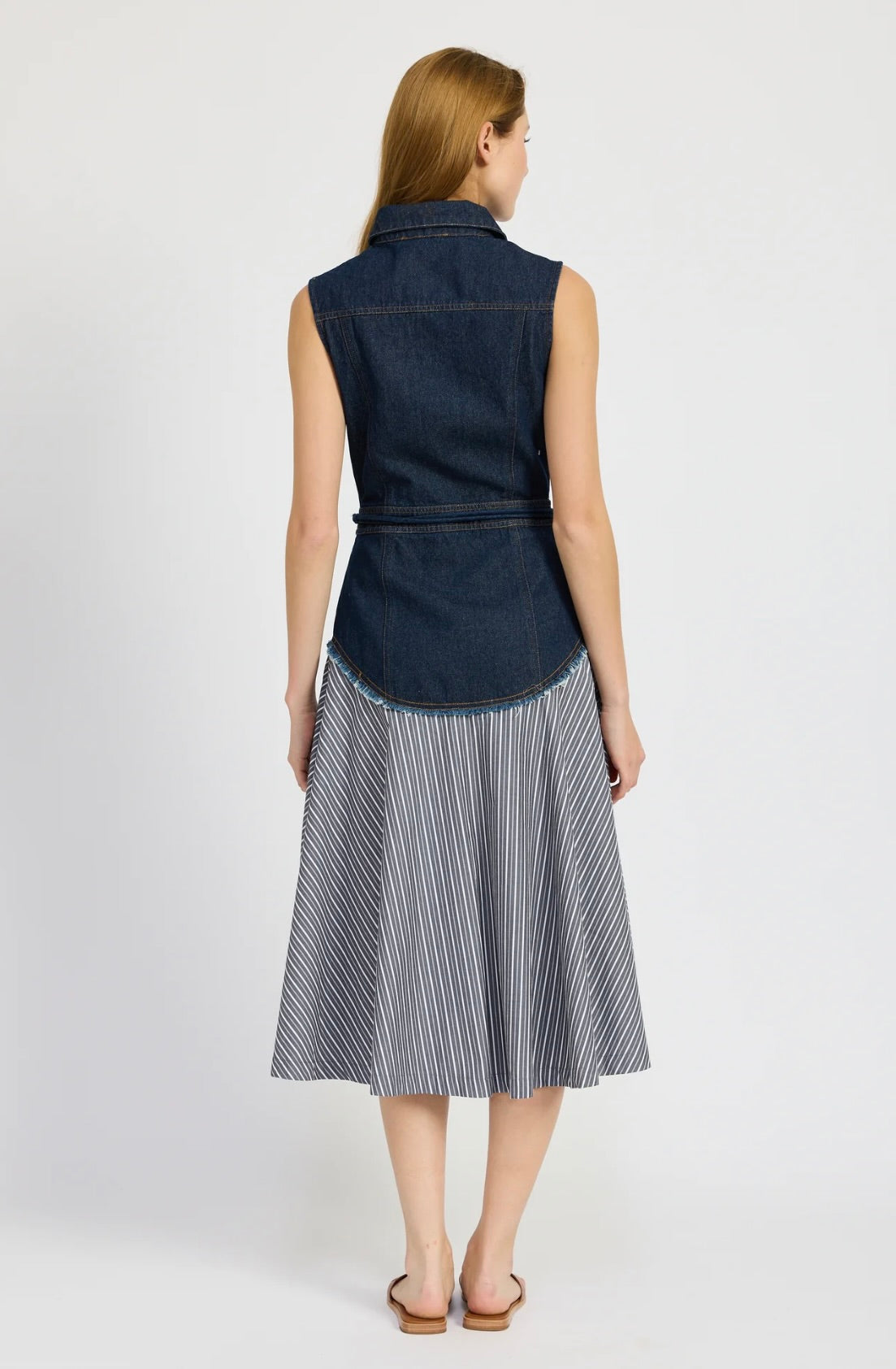 Elegant Nicola Midi Dress for Women - Flattering A-Line Summer Dress with Short Sleeves | Perfect for Office, Party & Date Night Outfits
