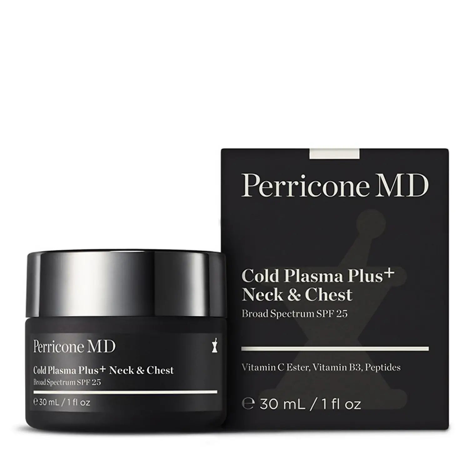 Perricone MD Cold Plasma Plus Neck & Chest SPF 25 Cream - Anti-Aging Moisturizer for Neck & Décolleté | Perfect for Daily Skincare Routine & Sun Protection
