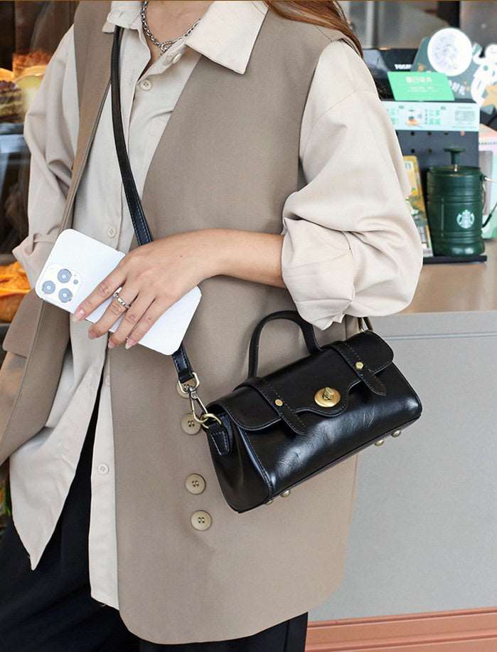 Stylish Genuine Leather Tote Bag for Women - Spacious & Durable Handbag for Work, Travel & Everyday Use