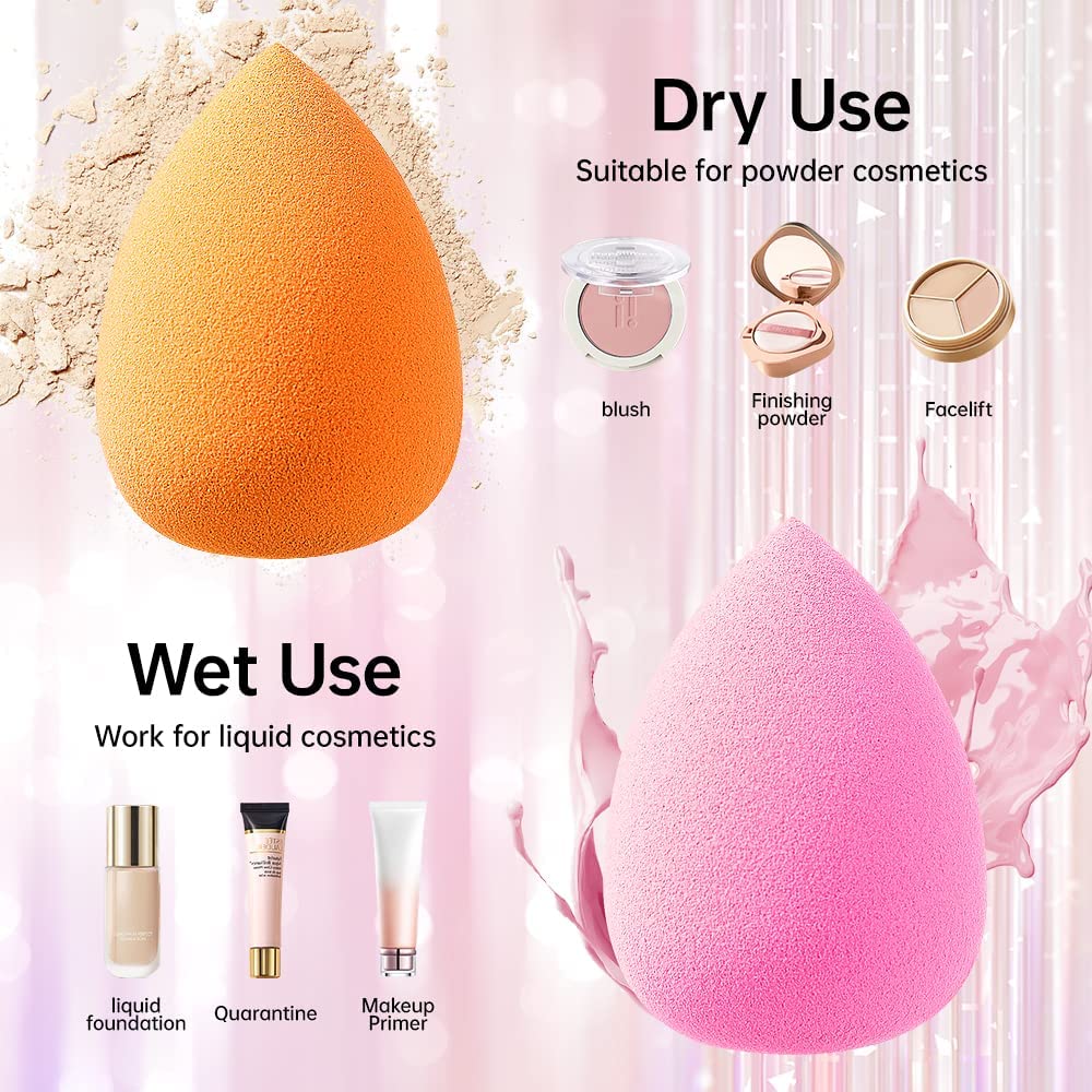 Manaka Makeup Sponge Beauty Blender - Pack of 1 for Flawless Application