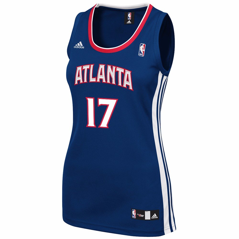 Adidas Dennis Schroder Atlanta Hawks NBA Women's Navy Blue Replica Jersey - Official Basketball Jersey for Women, Perfect for Games, Fan Events and Sports Outfits