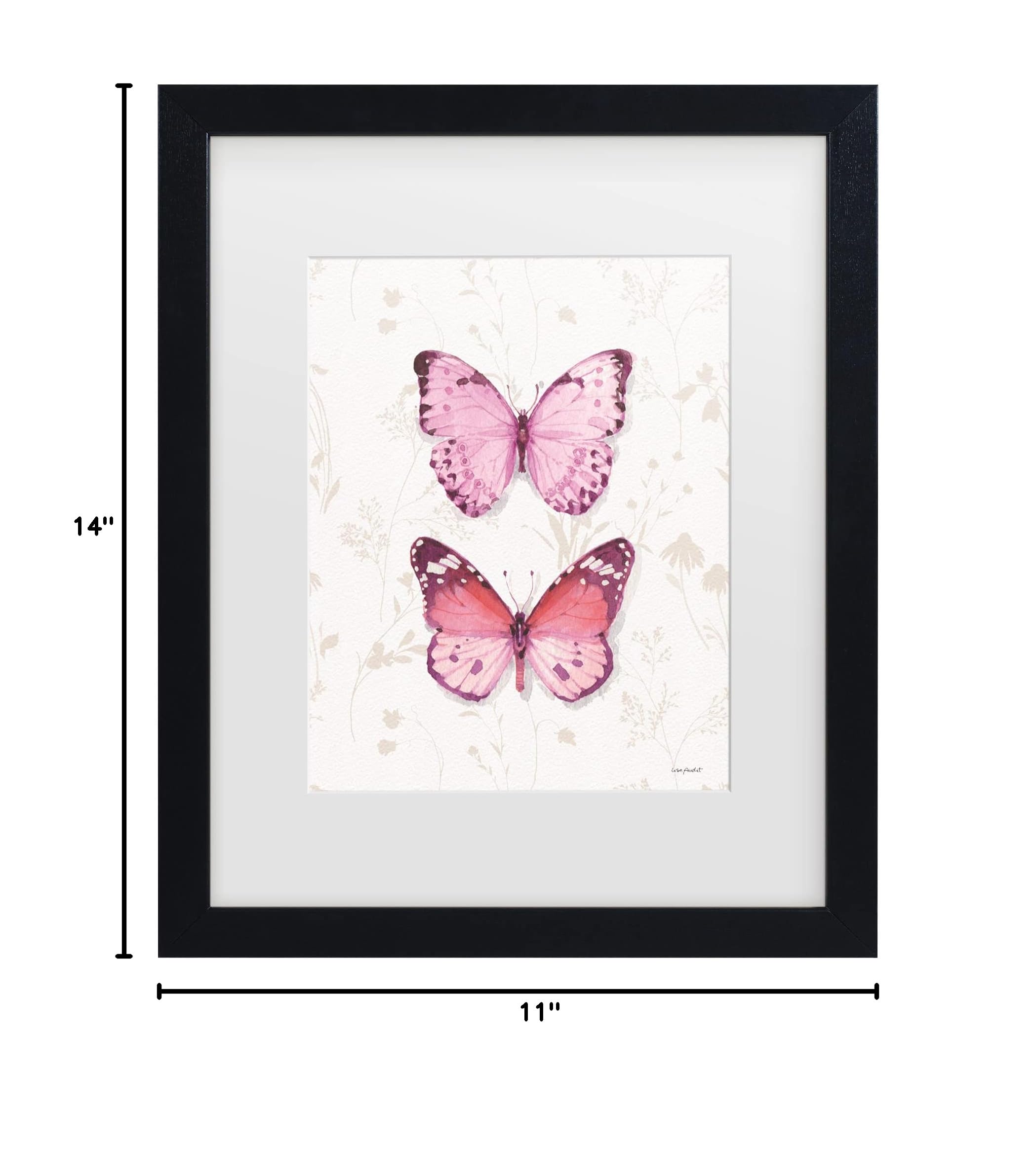 Lisa Audit 'Obviously Pink 11A' Canvas Wall Art - Modern Pink Abstract Painting for Living Room, Bedroom & Office Decor