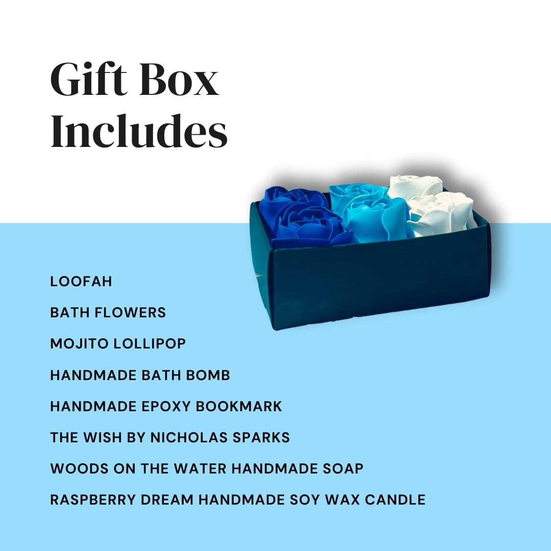 Sweetest Stories Luxury Spa Gift Set for Women - Perfect Bath Gift Box for Birthday, Anniversary, Holiday | Relaxation & Self-Care Present for Book Lovers, Readers | Ideal for Spa Nights, Romantic Baths, and Cozy Reading Moments