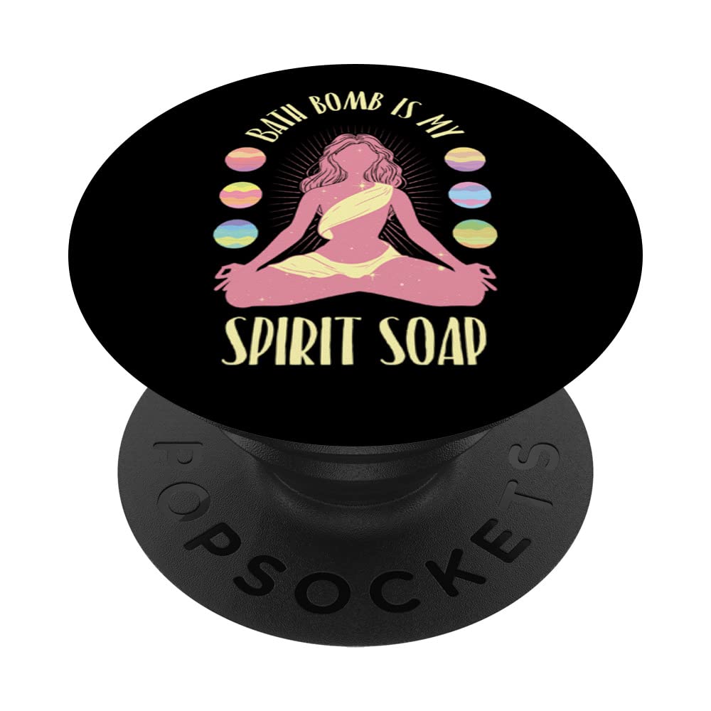 Funny Bath Bomb Maker - Swappable PopGrip for Popsockets | Relaxing Spa Gift for Women, Self Care & Aromatherapy | Perfect for Bubble Baths, Birthday Gifts & Stress Relief