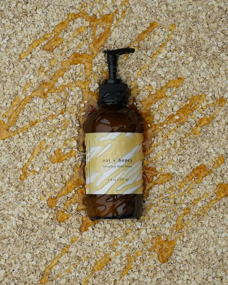 Vegan Oat & Honey Body Lotion - Organic, Cruelty-Free Moisturizer for Dry Skin | Perfect for Daily Hydration & Sensitive Skin Care