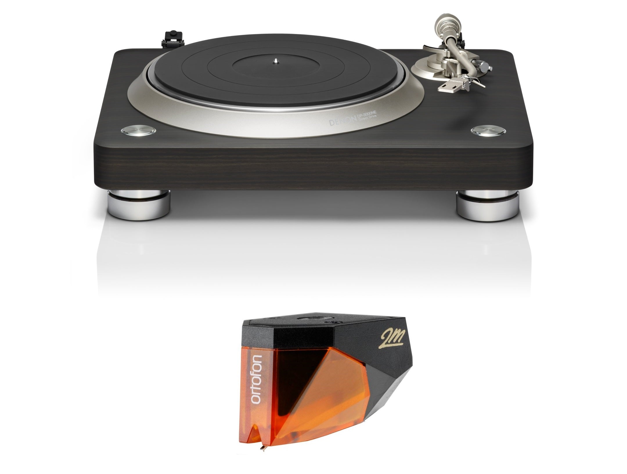 Denon DP-3000NE Premium Direct Drive Hi-Fi Turntable with Pre-Installed Phono Cartridge - High-End Vinyl Record Player for Audiophiles & Home Entertainment Systems