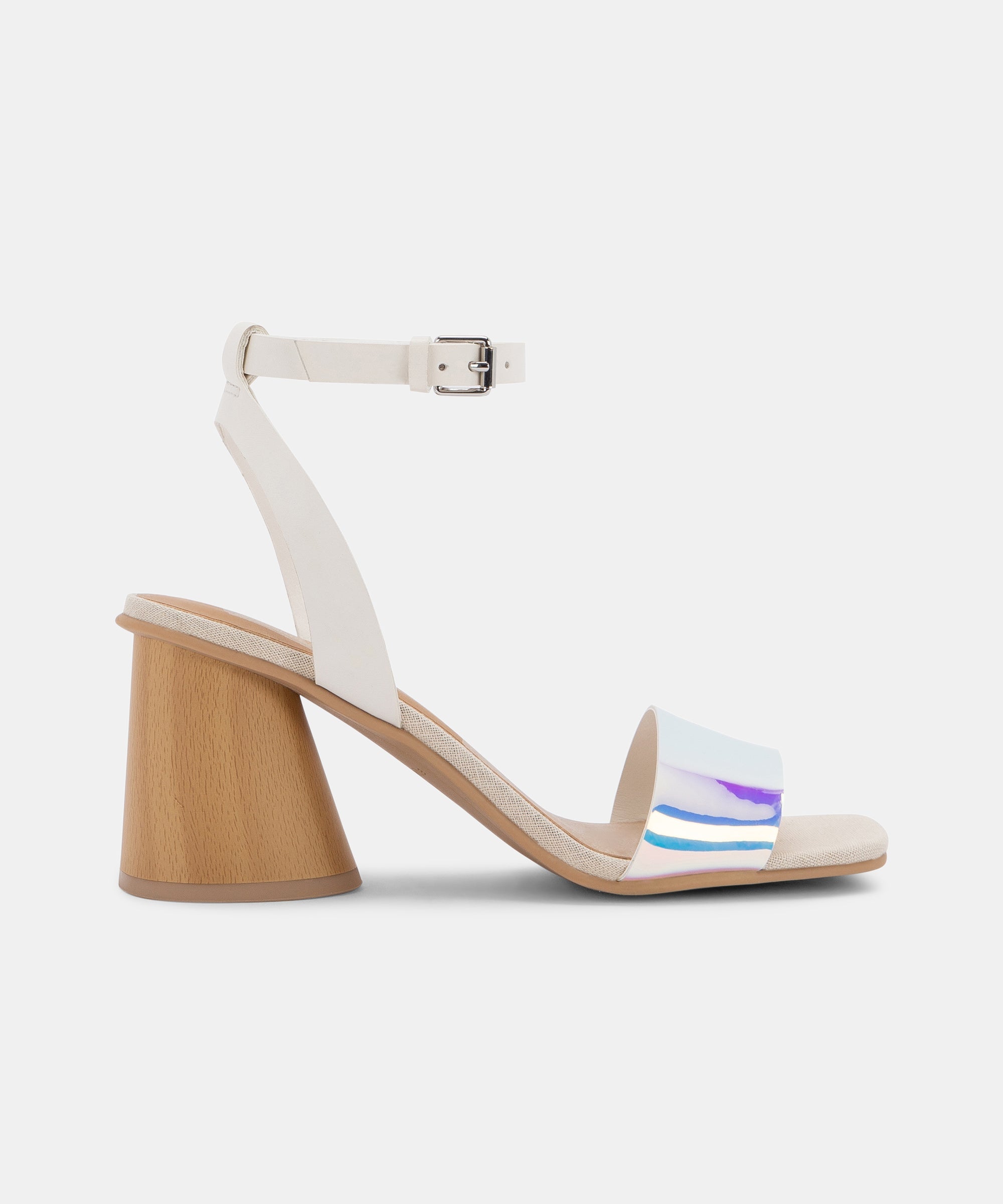 HAZEL HEELS SILVER IRIDESCENT Women's Fashion High Heels - Elegant Evening Shoes for Parties, Weddings & Special Occasions