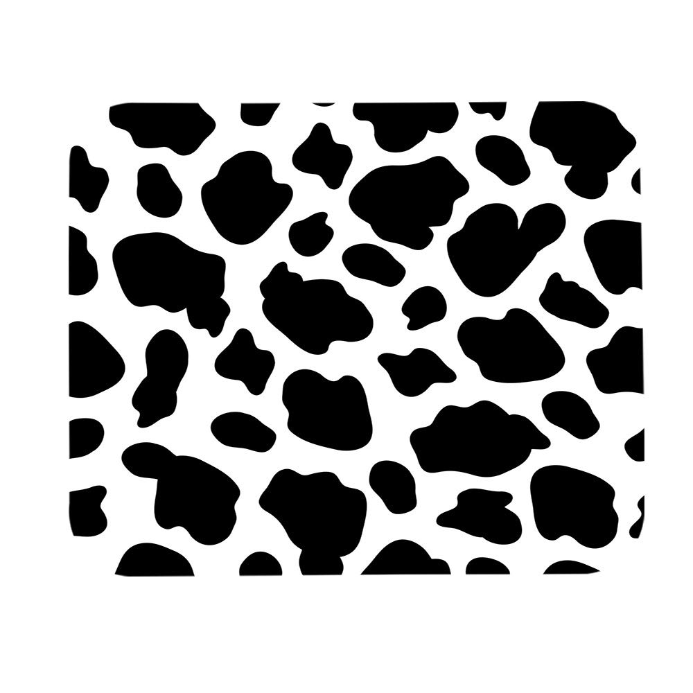 Premium Dalmatian Print Gaming Mouse Pad - Non-Slip Rubber Base, Thick Cushioned Surface (9.5x7.9 Inch) - Perfect for PC, Laptop & Office Work - Stylish Black & White Dog Spot Design for Gamers & Animal Lovers